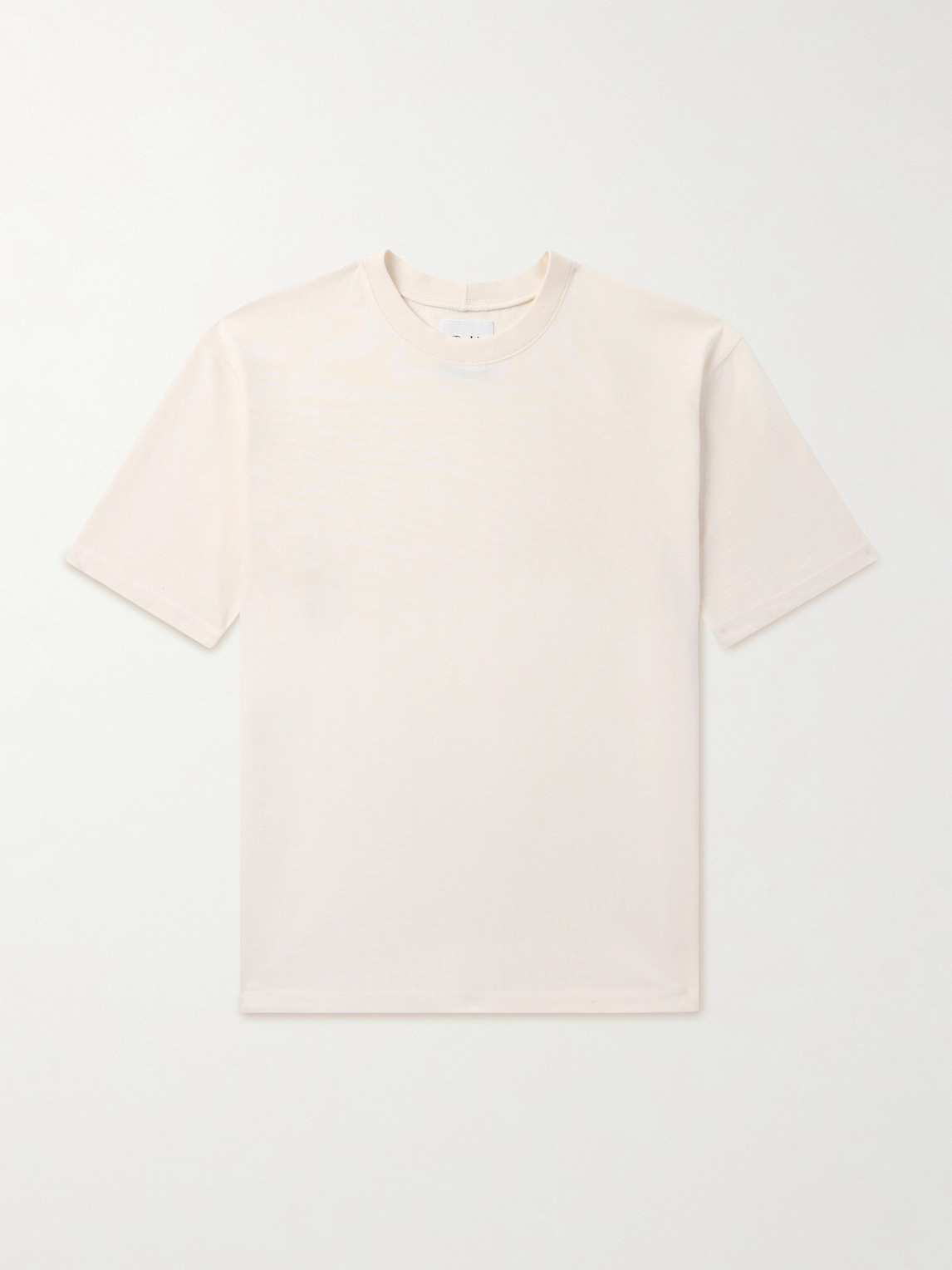 Drake's Drake's - Hiking Slim-Fit Cotton-Jersey T-Shirt - Men - Neutrals - L aus 100% Cotton in Neutrals