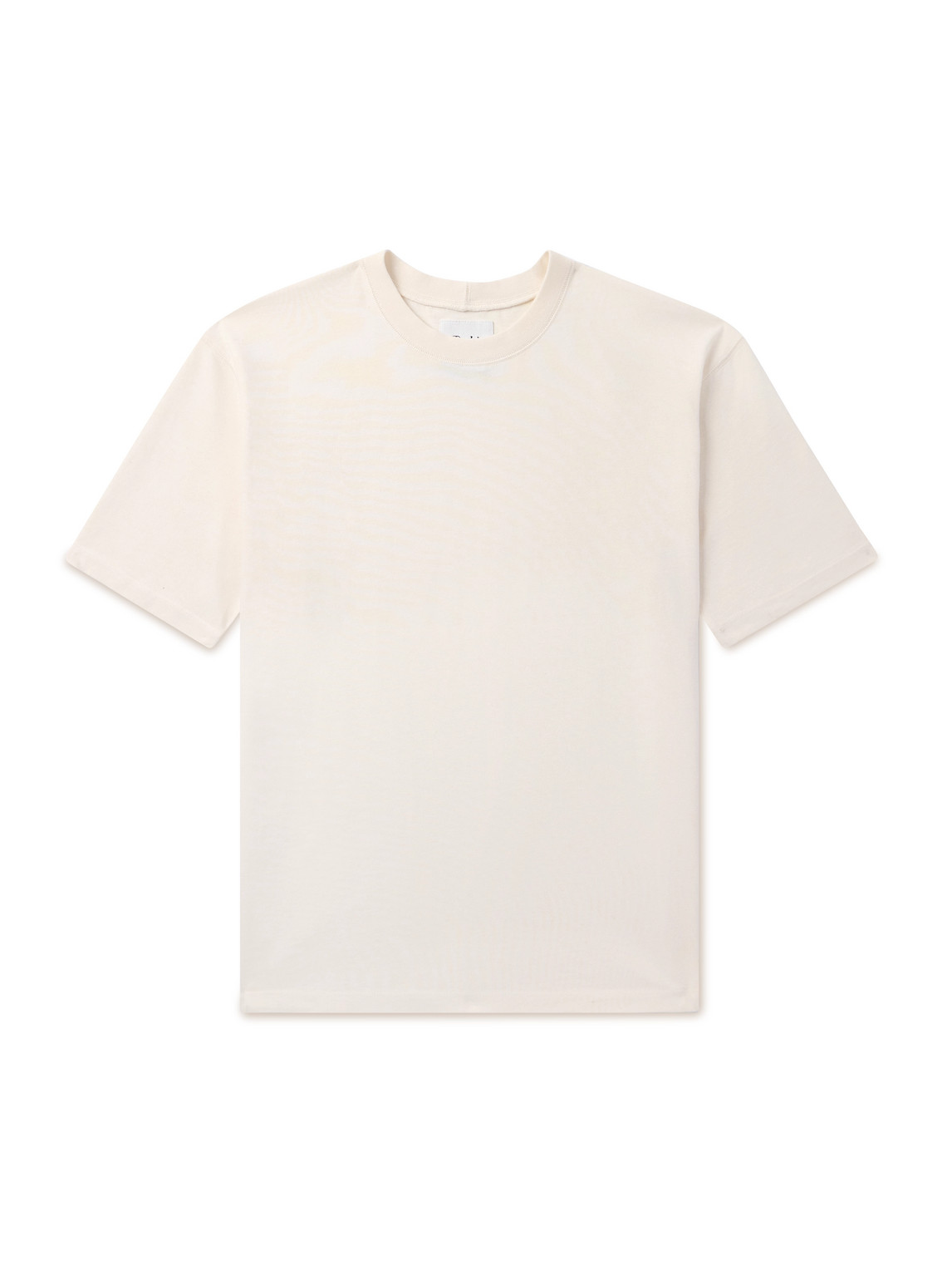Drake's Hiking Slim-fit Cotton-jersey T-shirt In Neutral