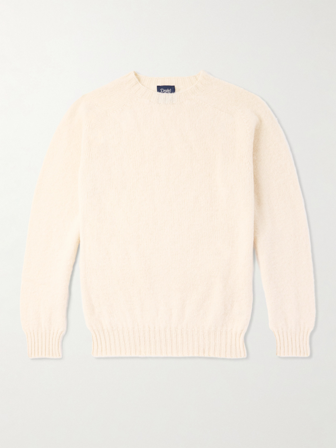 Drake's Brushed Shetland Wool Sweater - Men