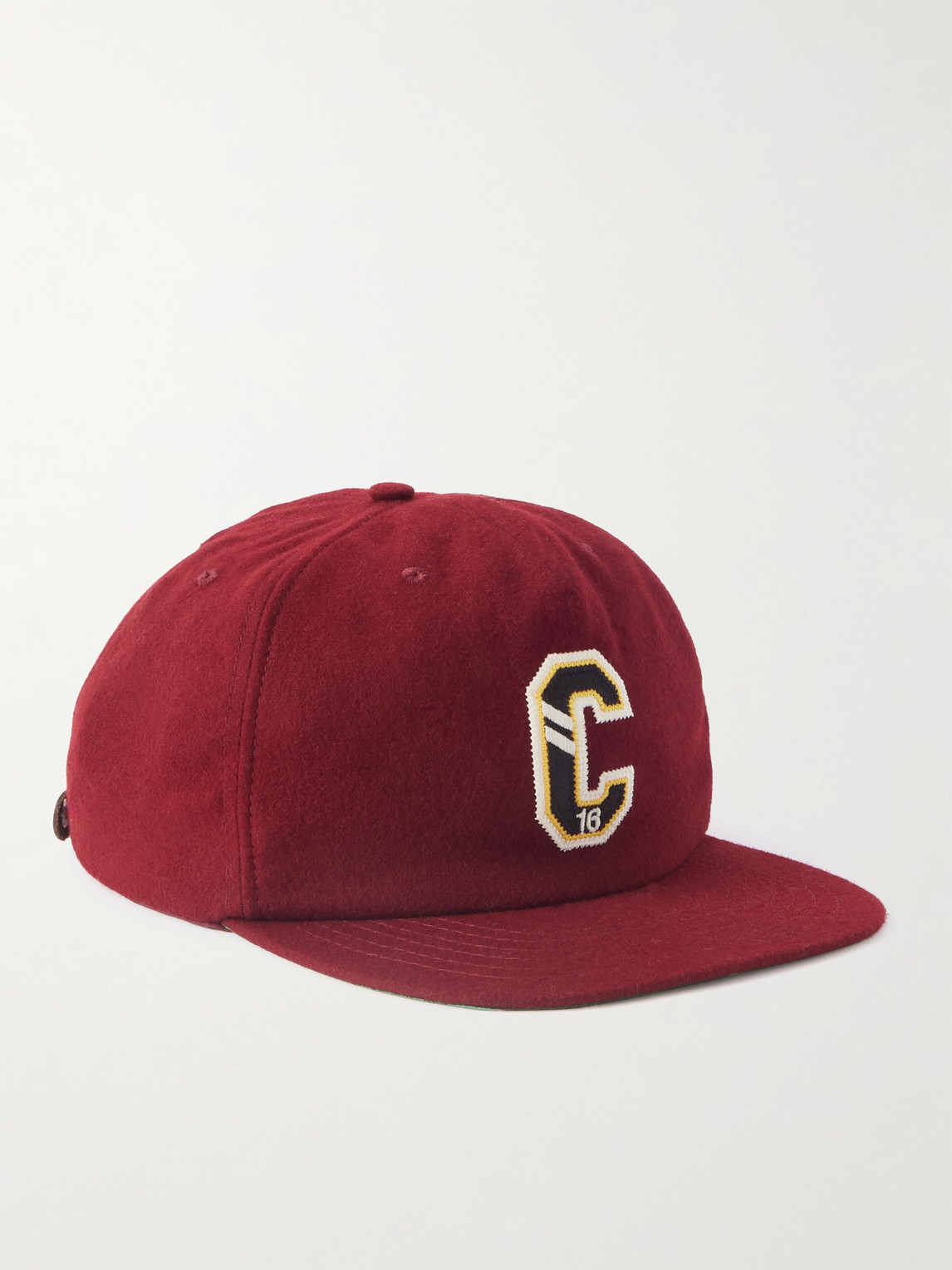 Logo-Appliquéd Wool-Felt Baseball Cap