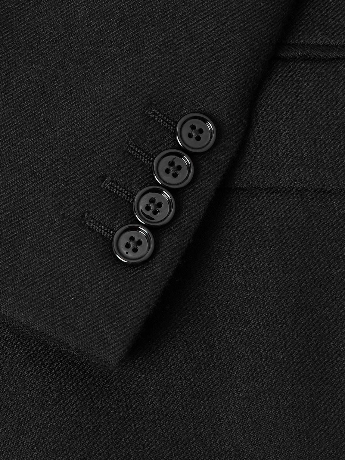 Celine Cashmere-twill Blazer In Black