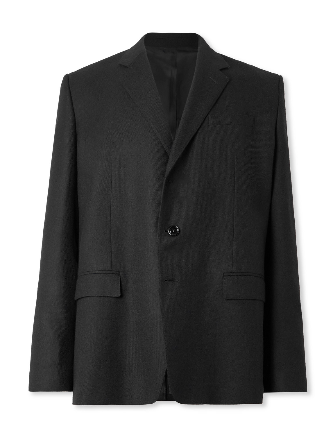 Celine Cashmere-twill Blazer In Black