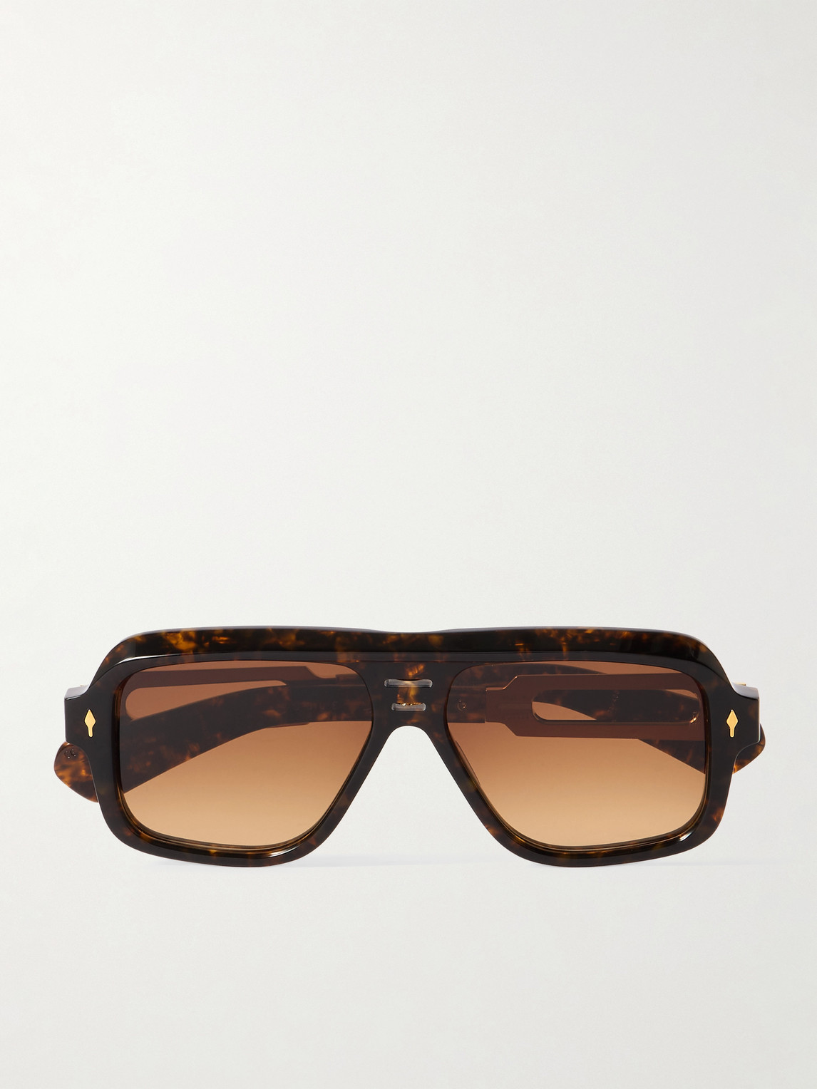 Jacques Marie Mage Glenn Gould Fugue Aviator-Style Tortoiseshell Acetate and Gold-Tone Sunglasses - Men
