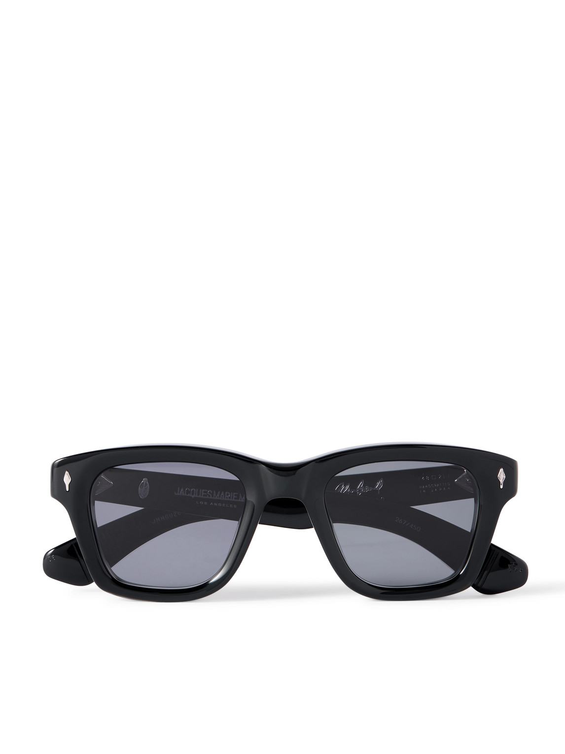 Jacques Marie Mage Glenn Gould Sonata 30 Square-frame Acetate Sunglasses In Black