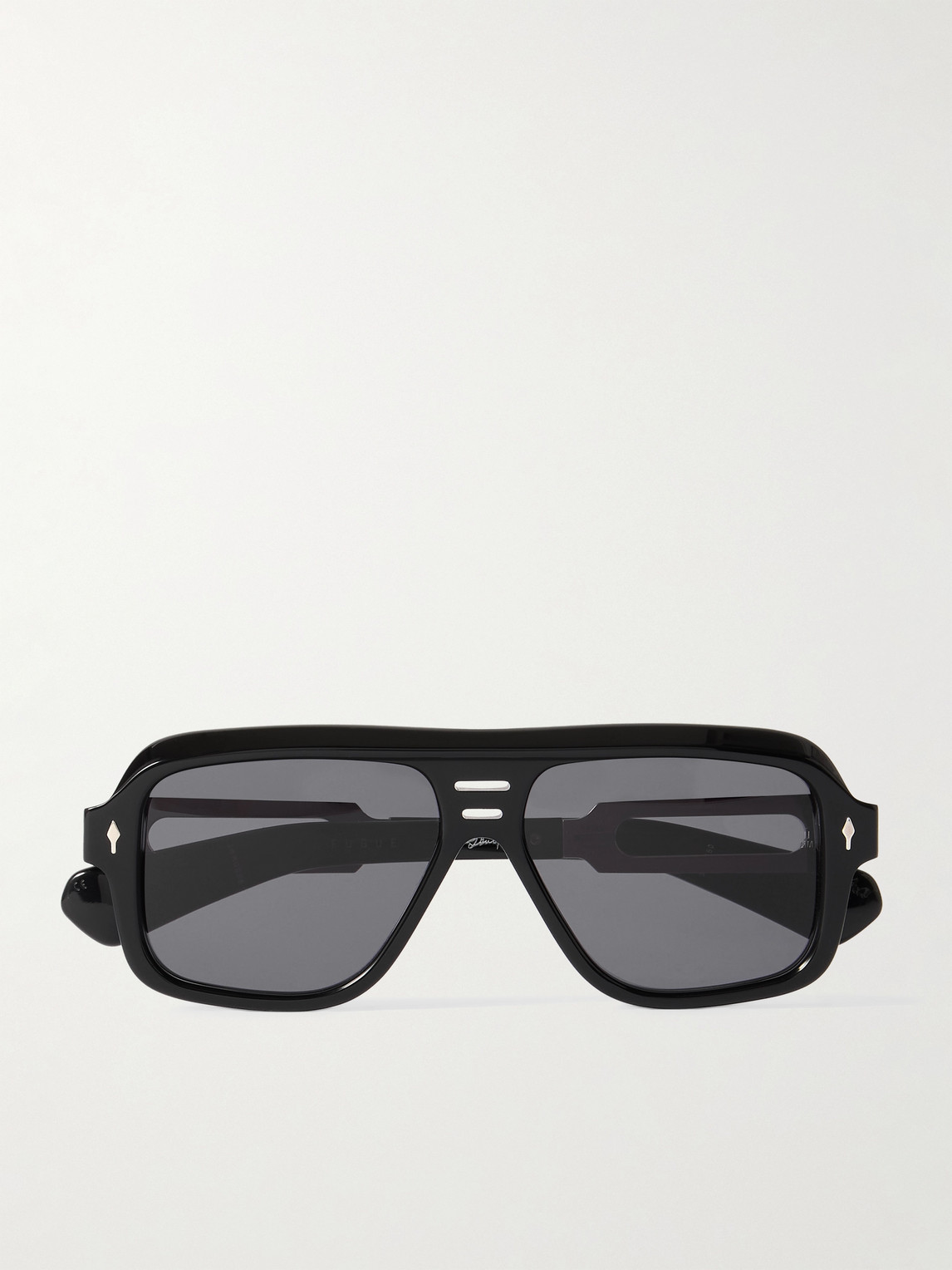 Jacques Marie Mage Glenn Gould Fugue Aviator-Style Acetate and Silver-Tone Sunglasses - Men