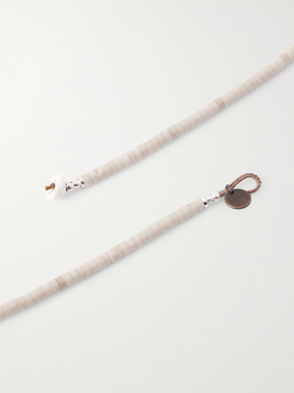  Mikia - Heishi Multi-stone Necklace - Men - Blue 