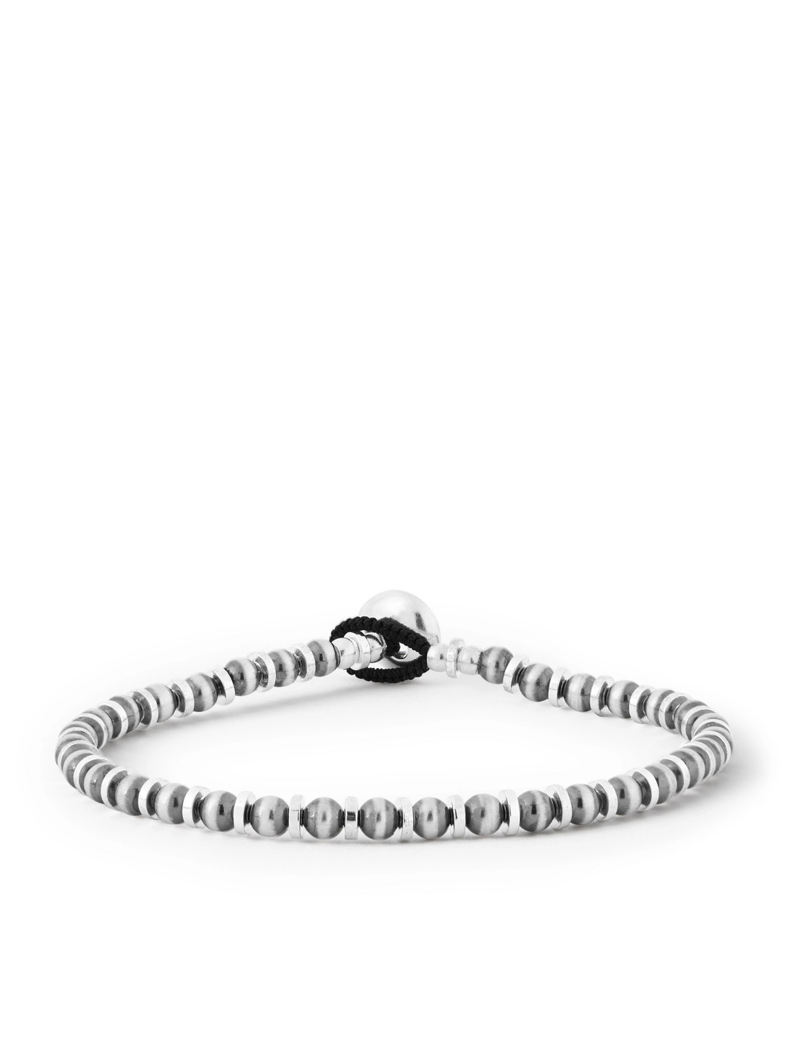 Mikia Silver Beaded Bracelet