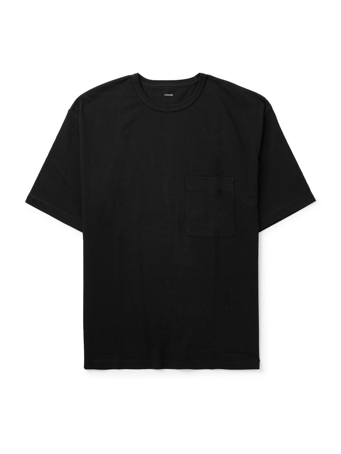 Lemaire Kids' Cotton-jersey T-shirt In Black
