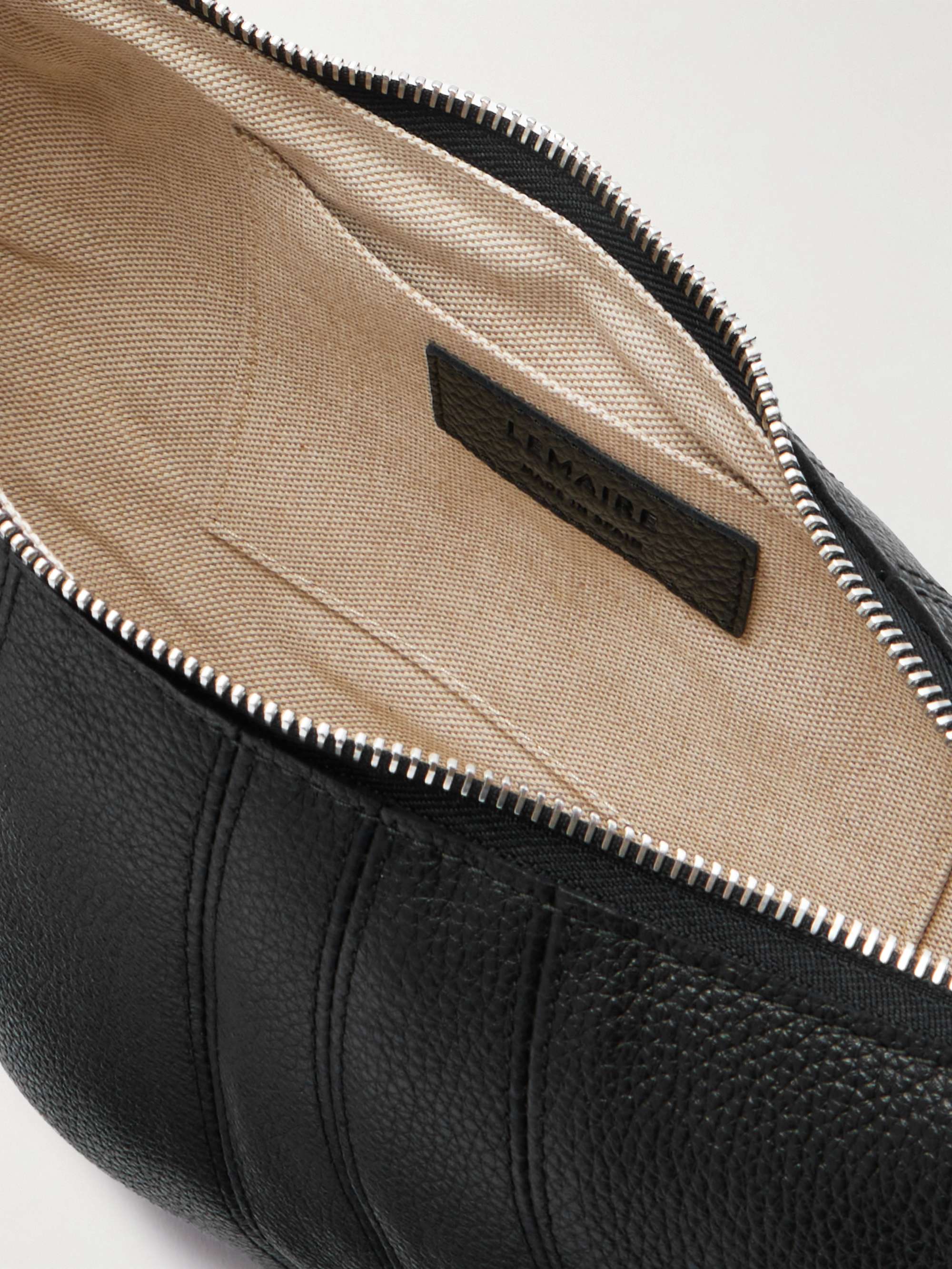 LEMAIRE Croissant small full-grain leather messenger bag