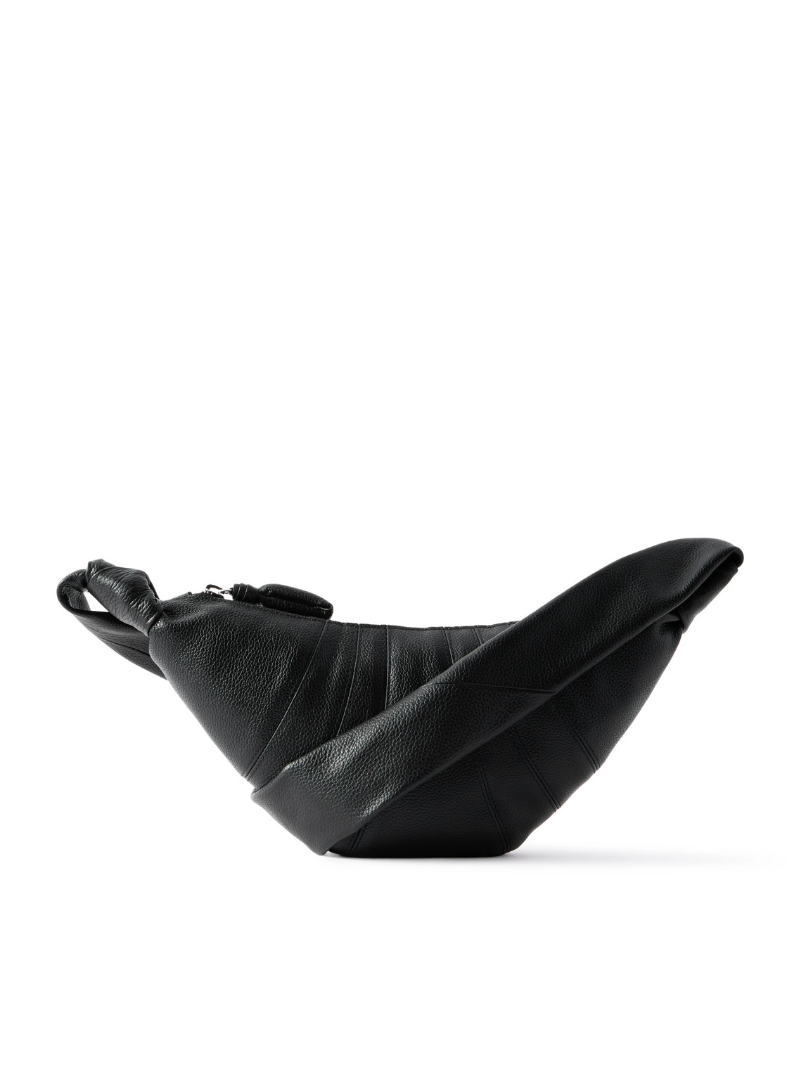 Croissant Small Full-Grain Leather Messenger Bag