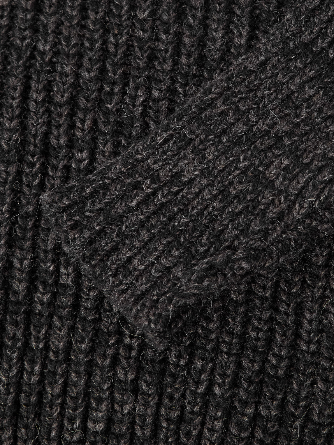 Lemaire Ribbed Alpaca And Yak-blend Cardigan In Black