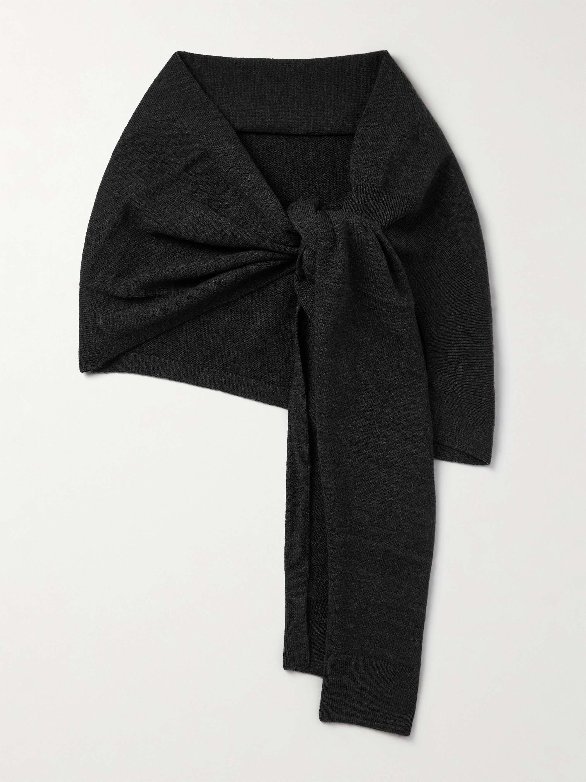 LEMAIRE (ルメール) WRAP SCARF BLACK LE MAIRE(ルメール) | ラップ スカーフ - ブラック | ESCAPERS