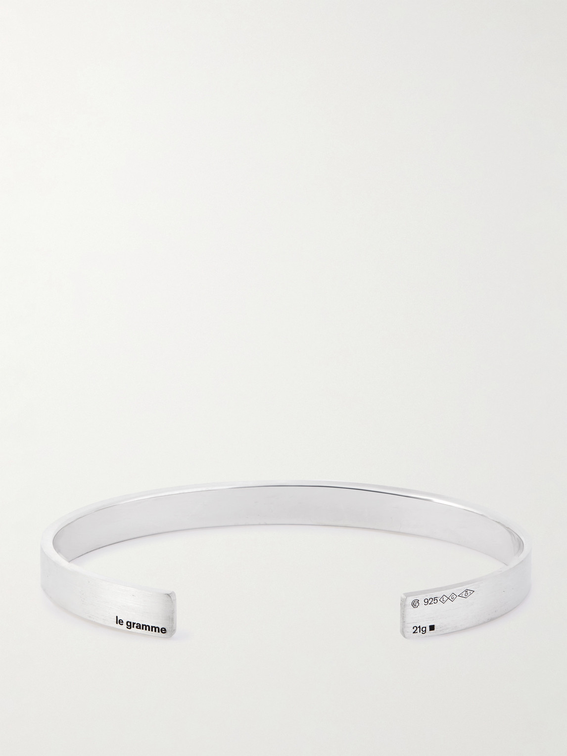 Le Gramme 21g Recycled Sterling Silver Bracelet