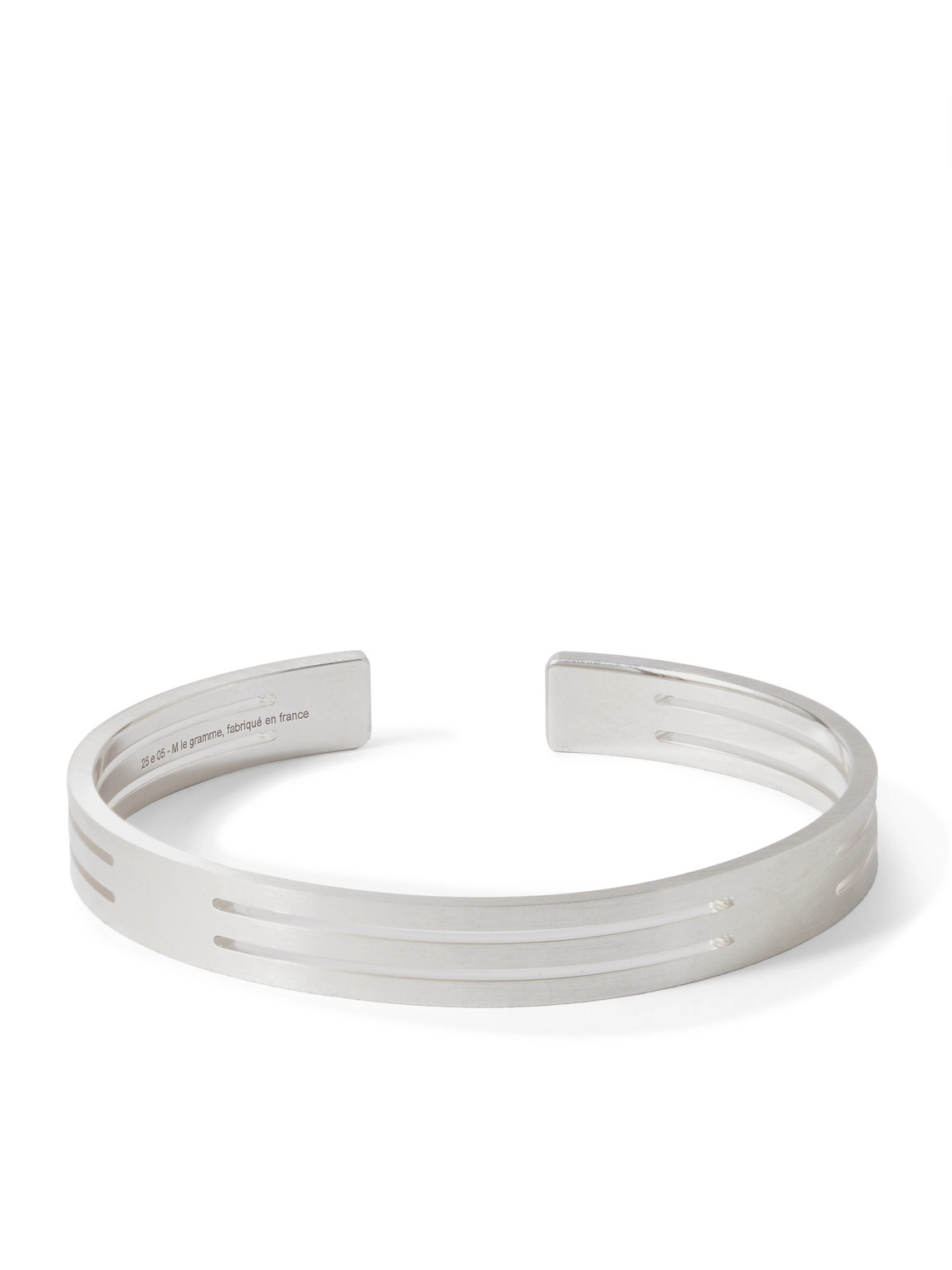 Le Gramme 19g Punched Ribbon Recycled Sterling Silver Cuff