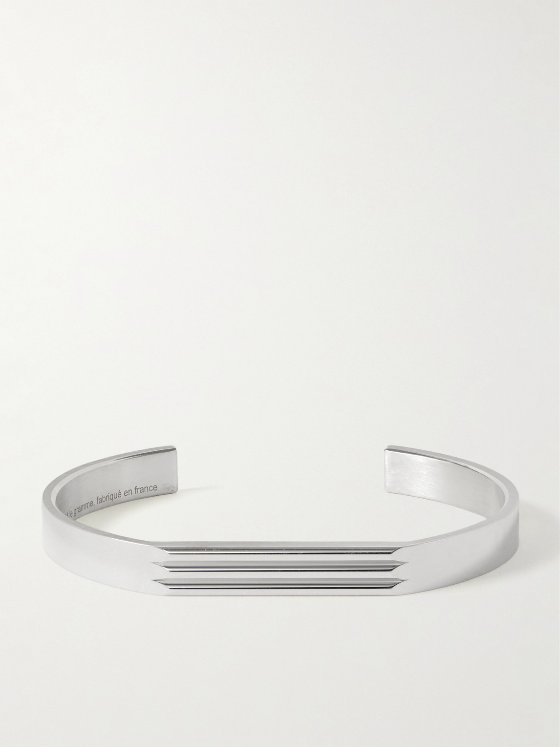 Le Gramme Godron 21g Recycled Sterling Silver Cuff
