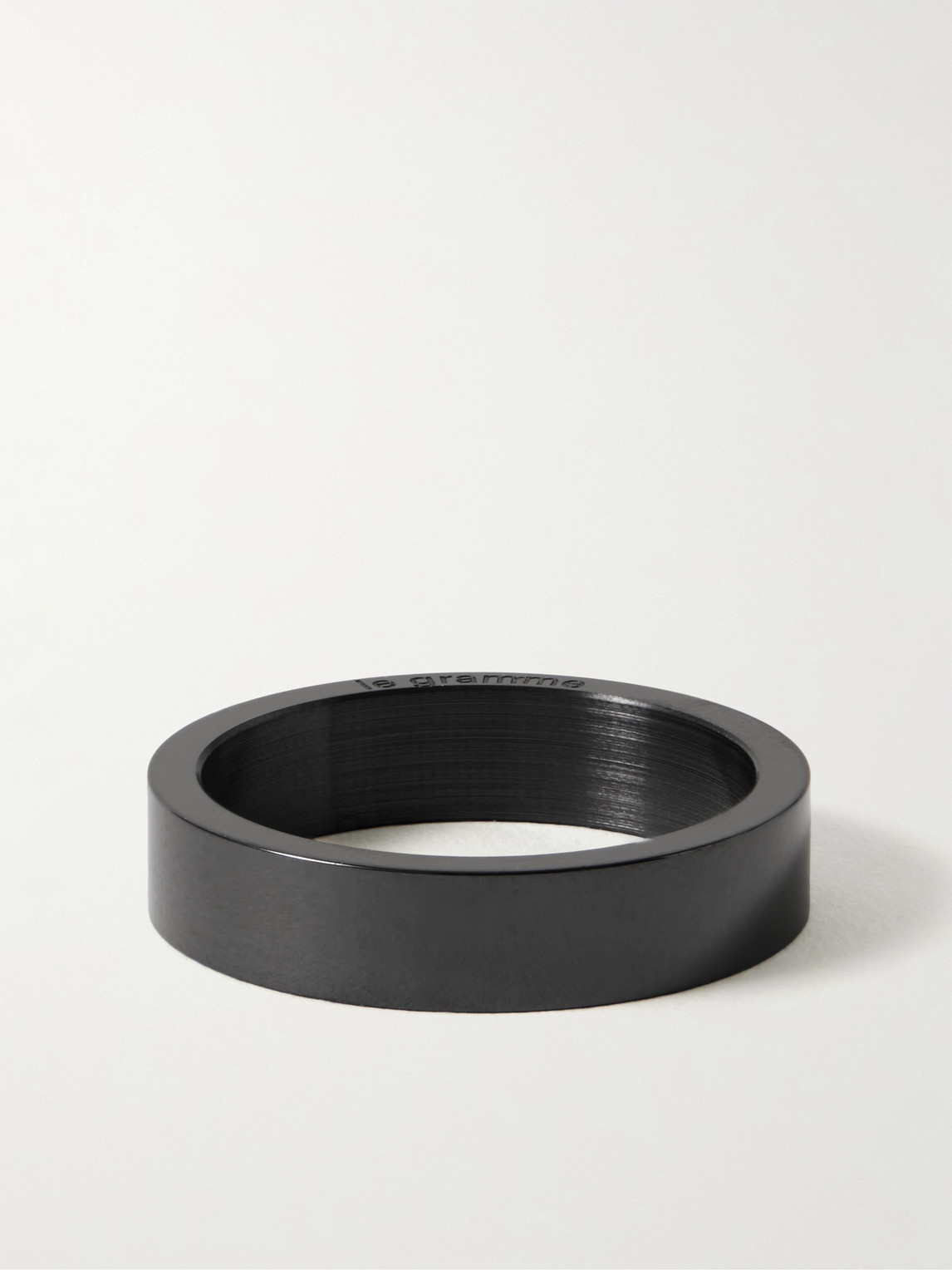  Le Gramme - 3g Recycled-ceramic Ring - Men - Black - 58mm 