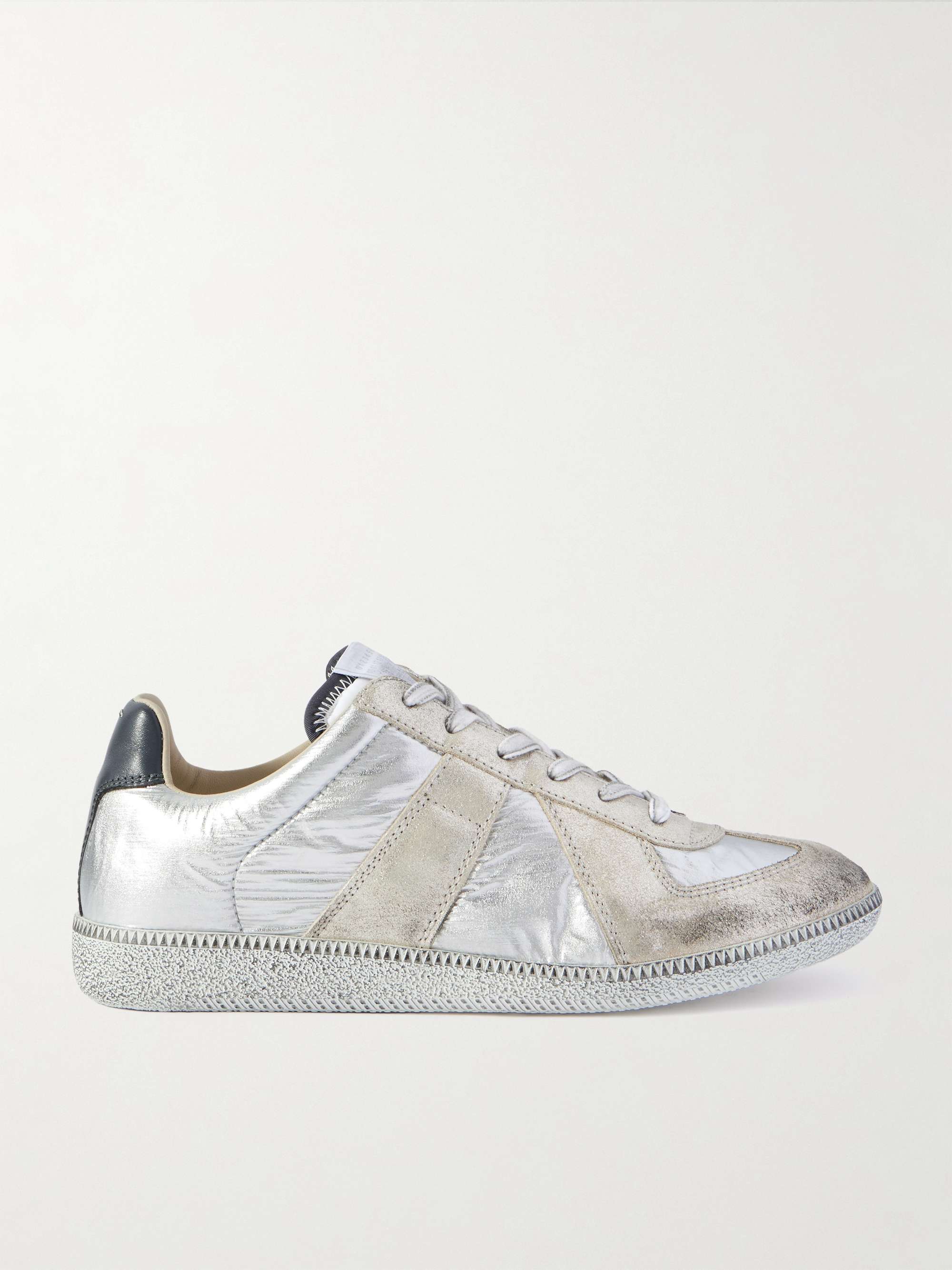 MAISON MARGIELA Replica Leather-Trimmed Shell Sneakers for