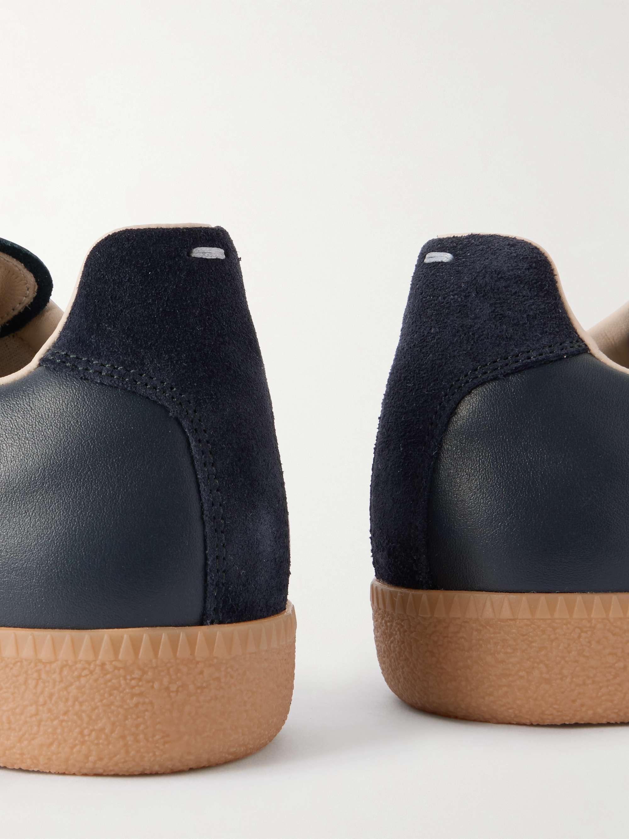 MAISON MARGIELA Replica Leather and Suede Sneakers