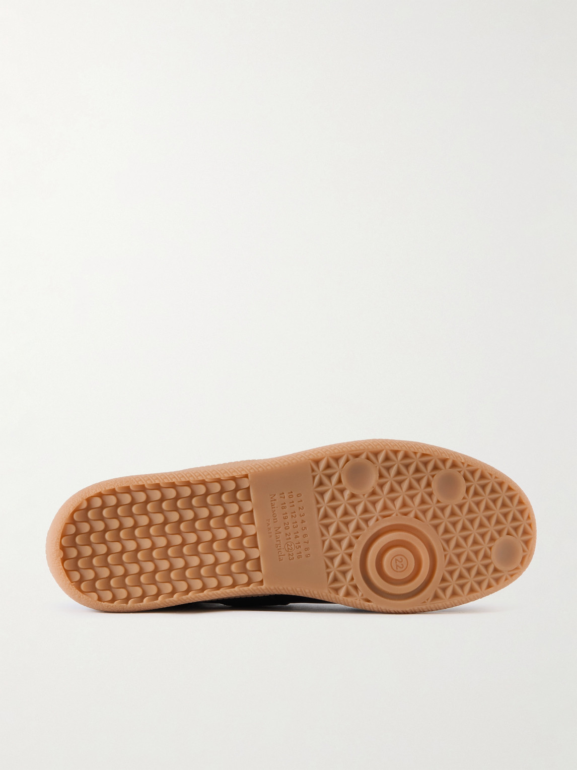 Maison Margiela Casual Low Top Sneakers With Suede Panels In Multi