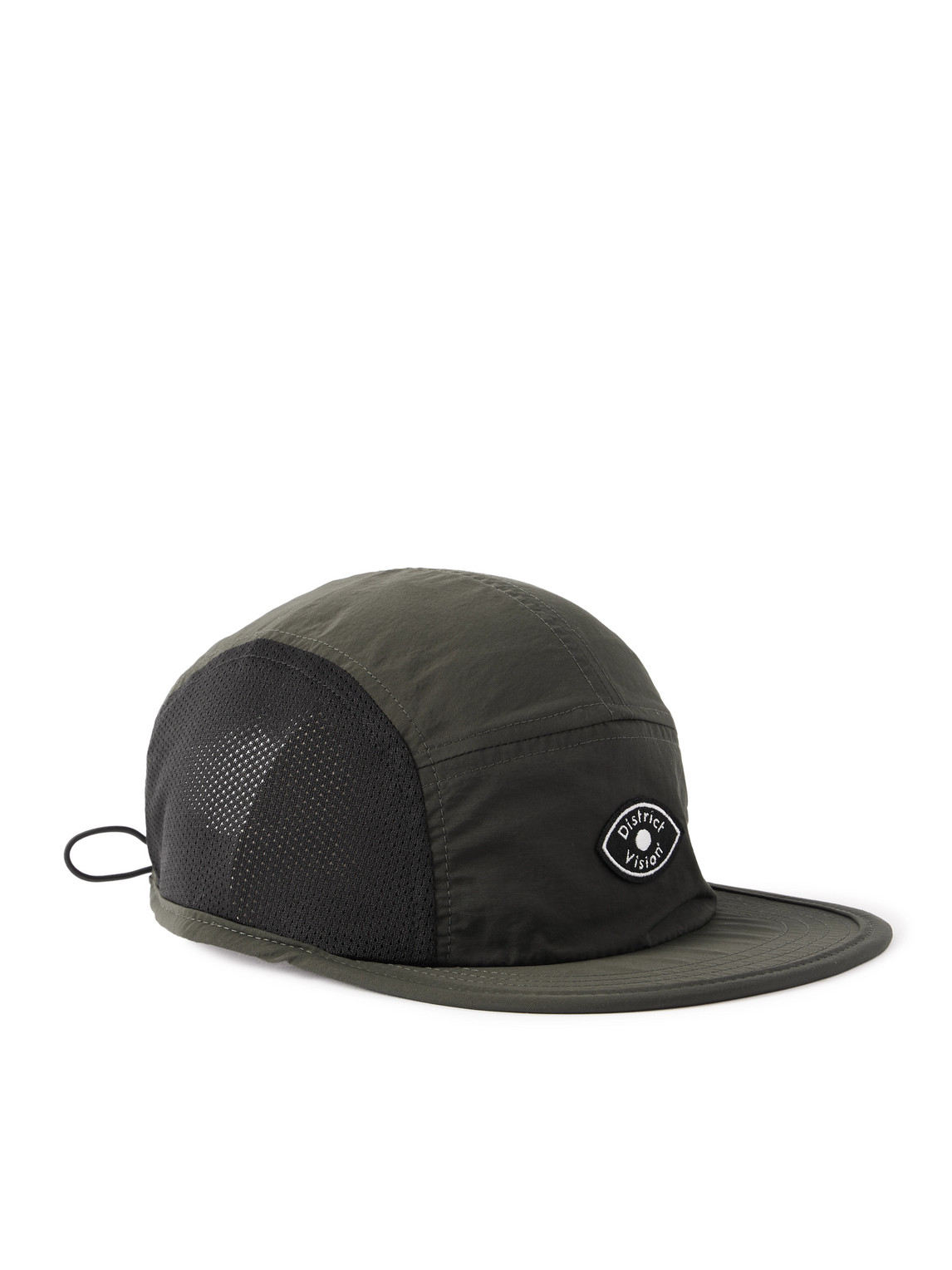 DISTRICT VISION – Logo-Appliquéd Panelled Shell and Mesh Cap