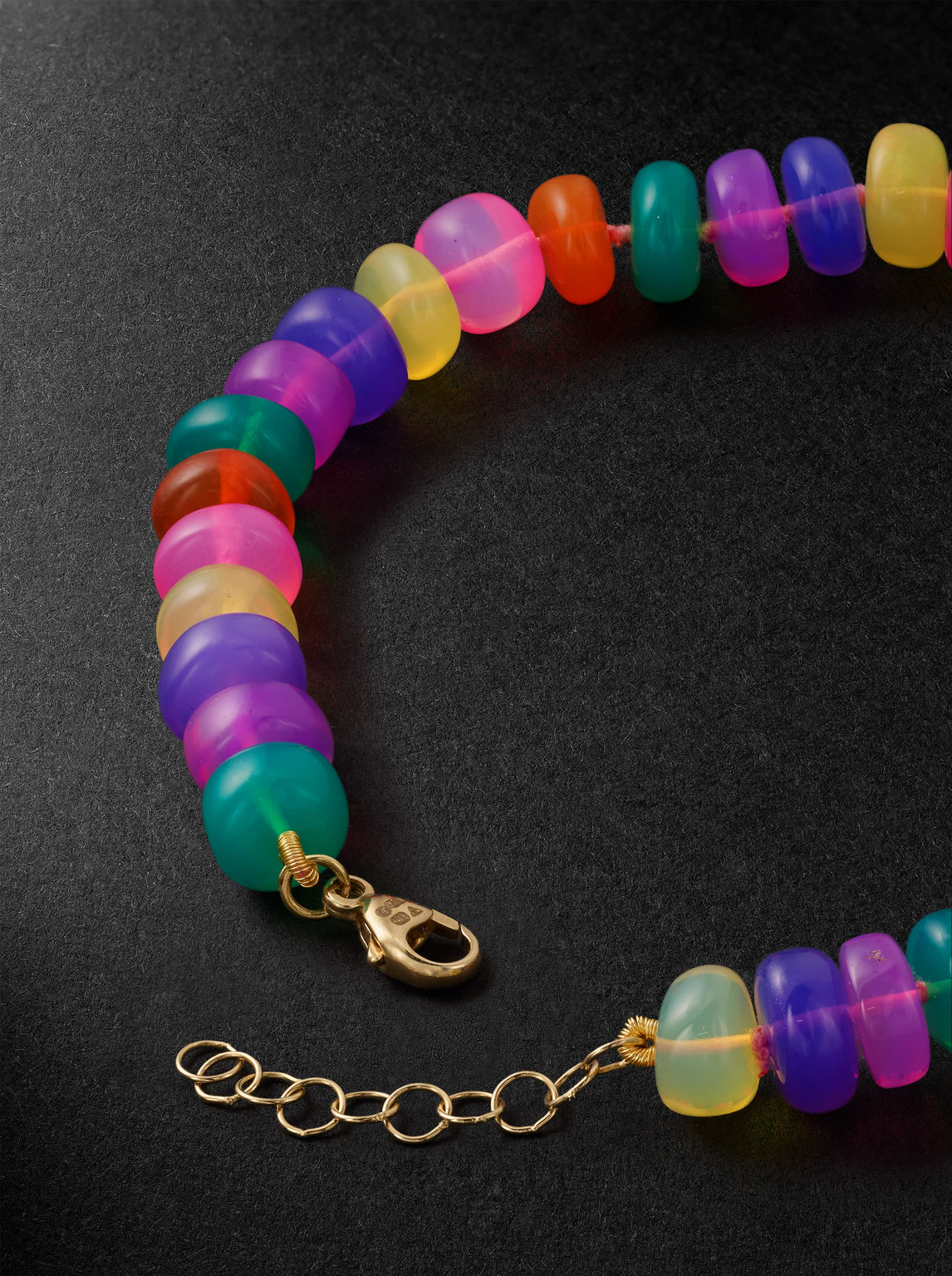 Jia Jia Jumbo Gold Opal Bracelet In Multi