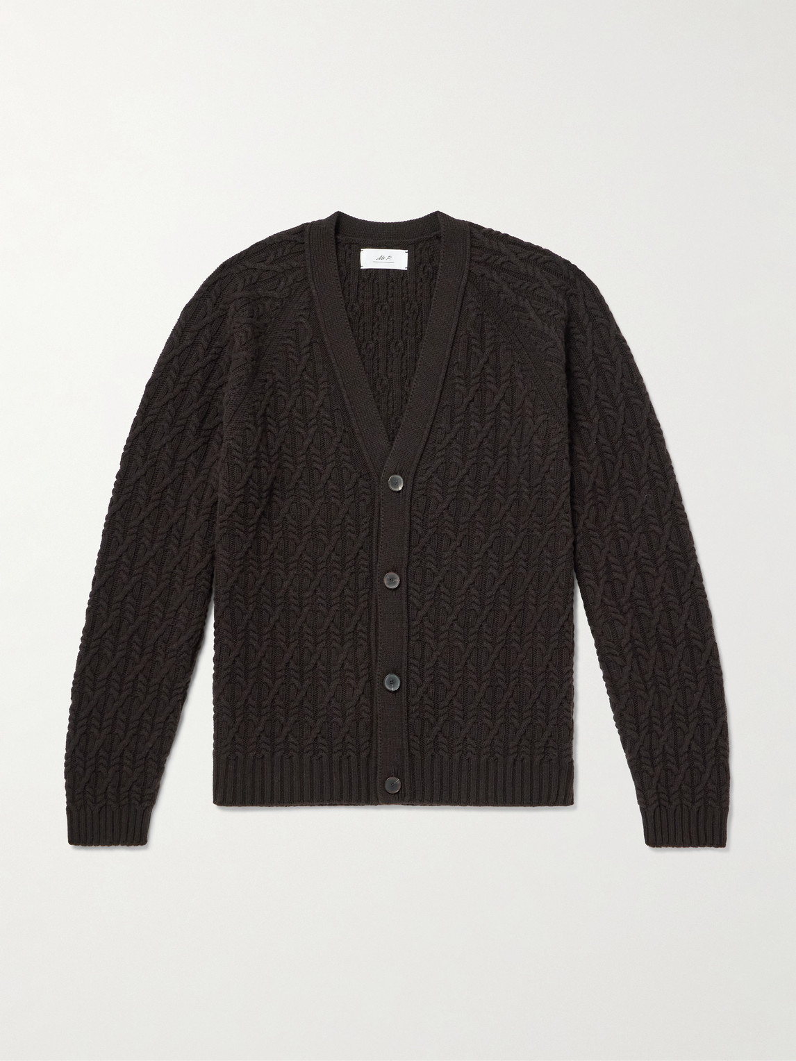 MR P. Cable-Knit Wool Cardigan - Men