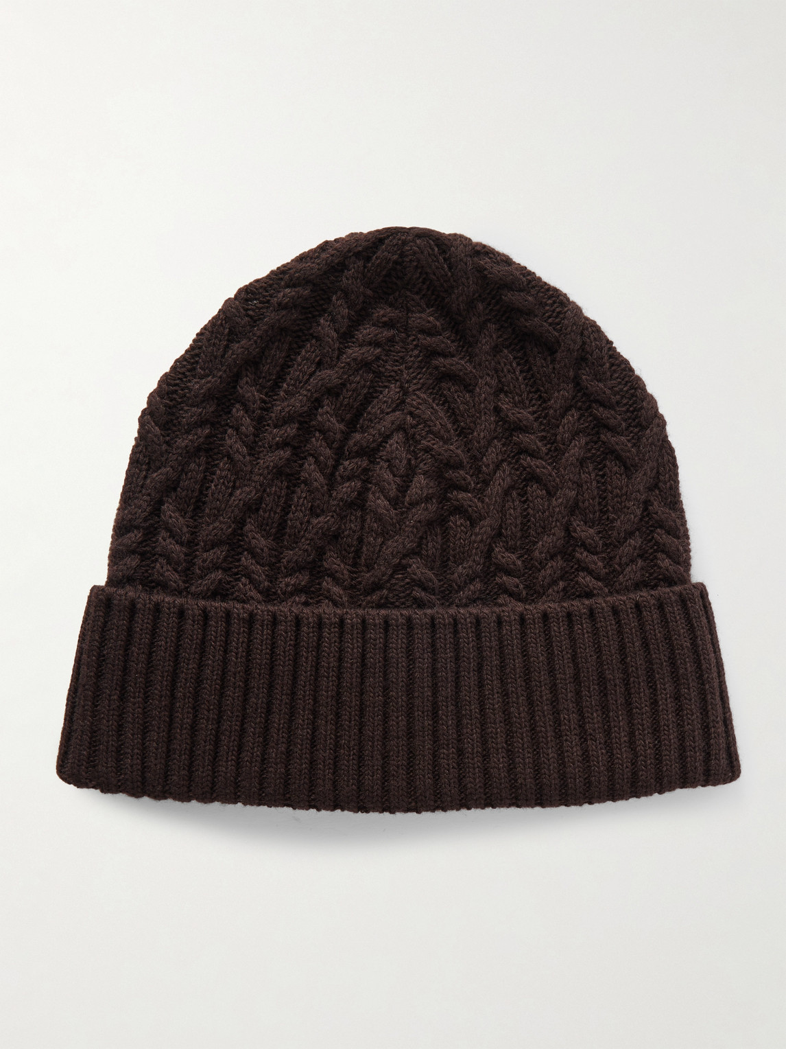MR P. Cable-Knit Wool Beanie - Men