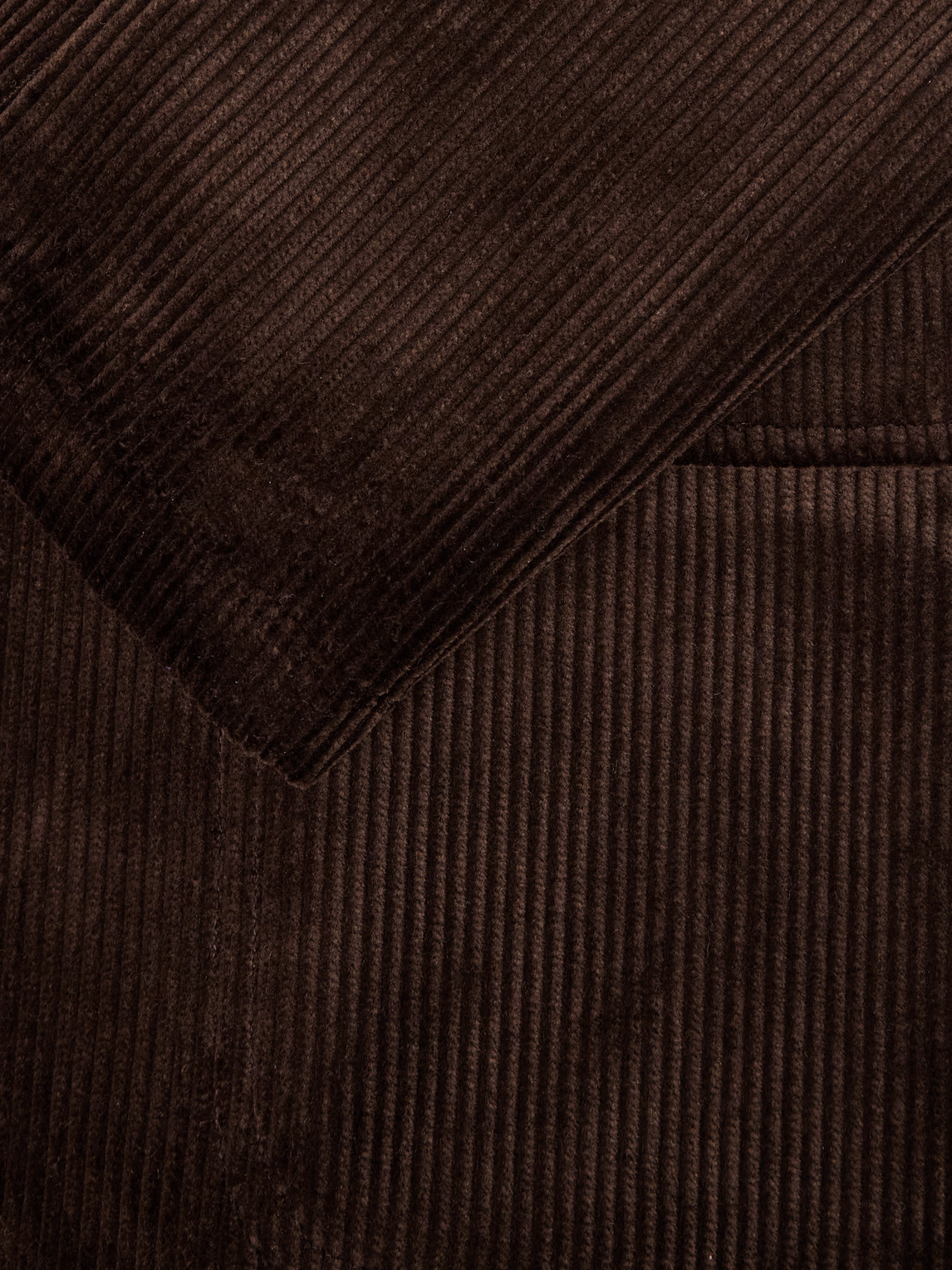 De Bonne Facture Cotton-corduroy Suit Jacket In Black
