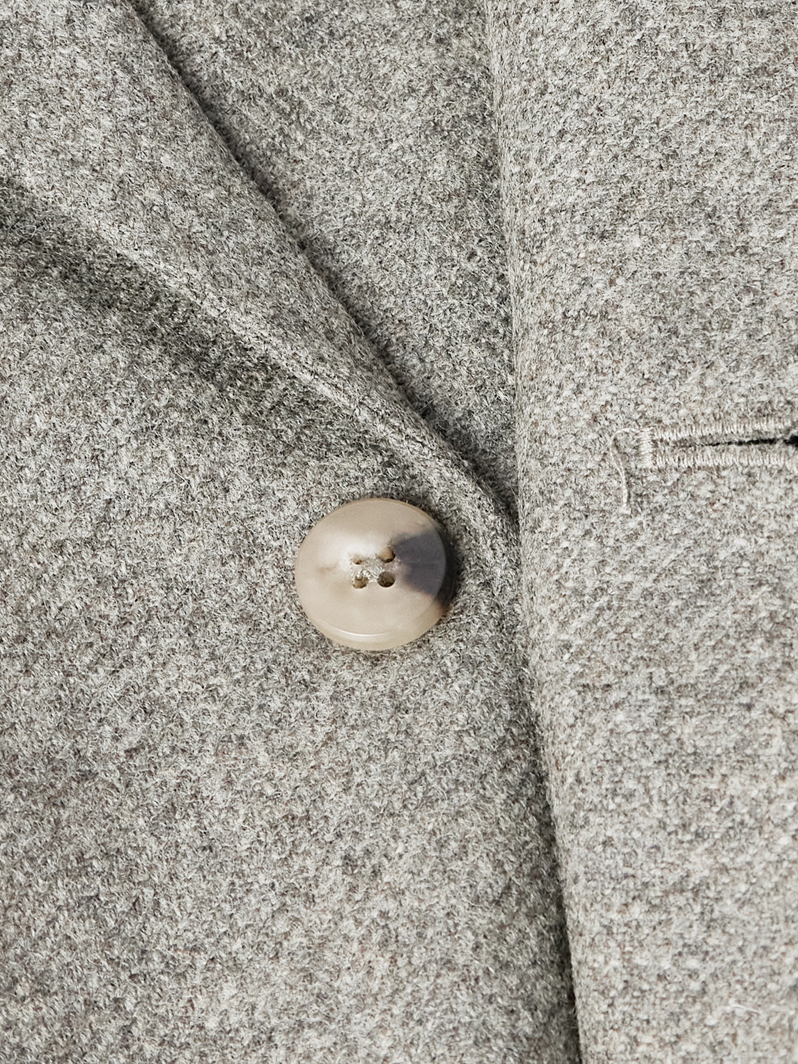 De Bonne Facture Traveler Wool-twill Suit Jacket In Gray