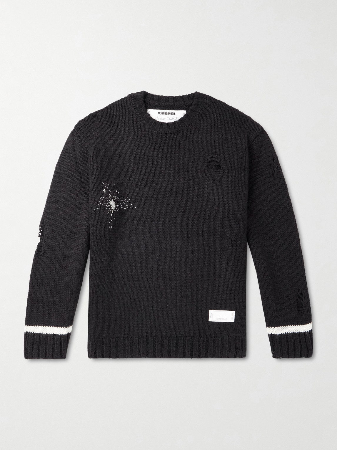 Neighborhood Savage Embroidered Woven Sweater - Men