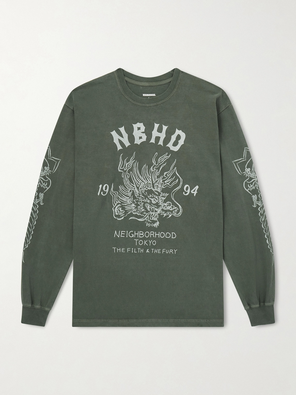 Neighborhood Printed Cotton-Jersey T-hirt - Men