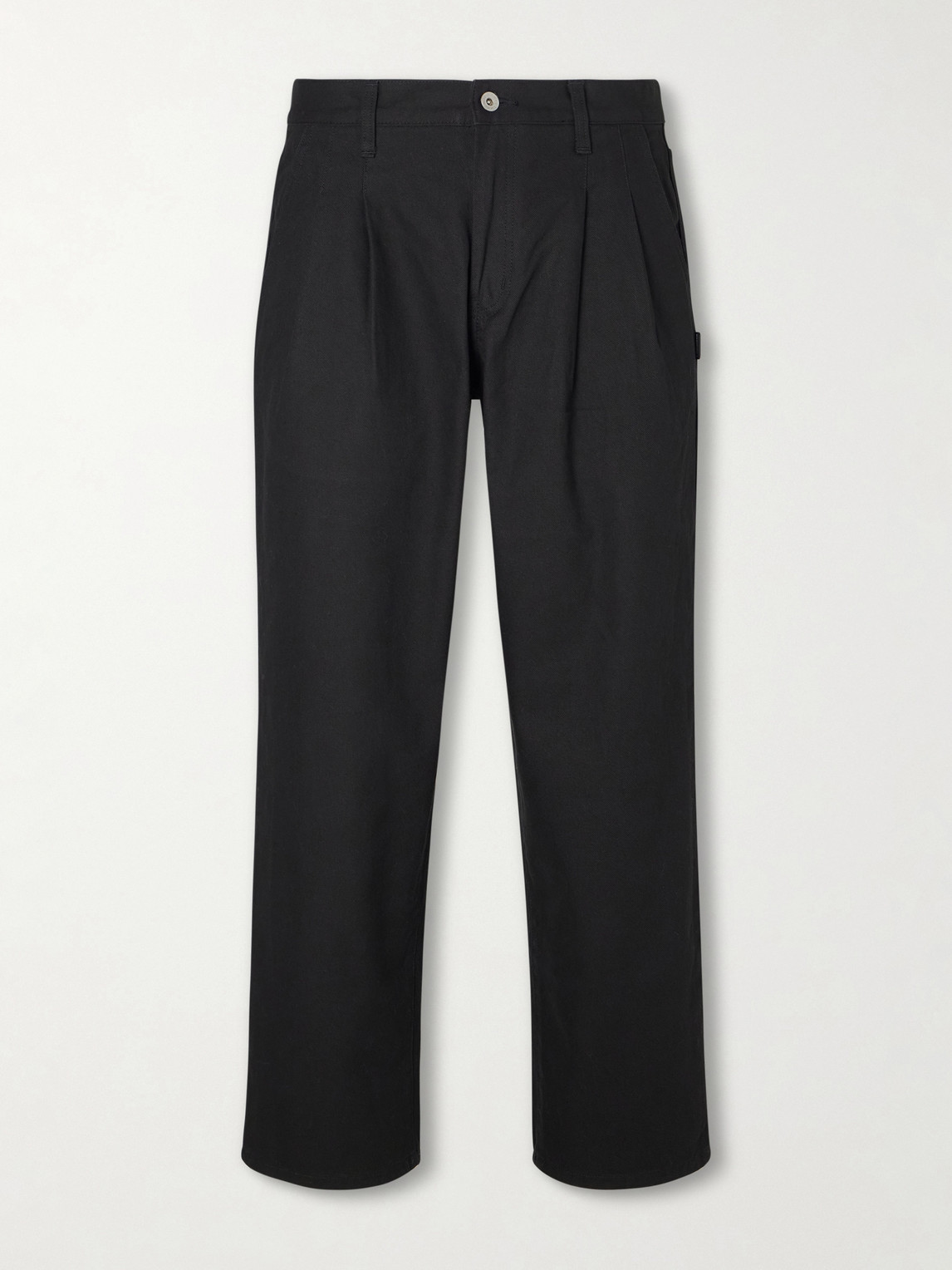 Neighborhood Cropped Wide-Leg Cotton-Twill Trousers - Men