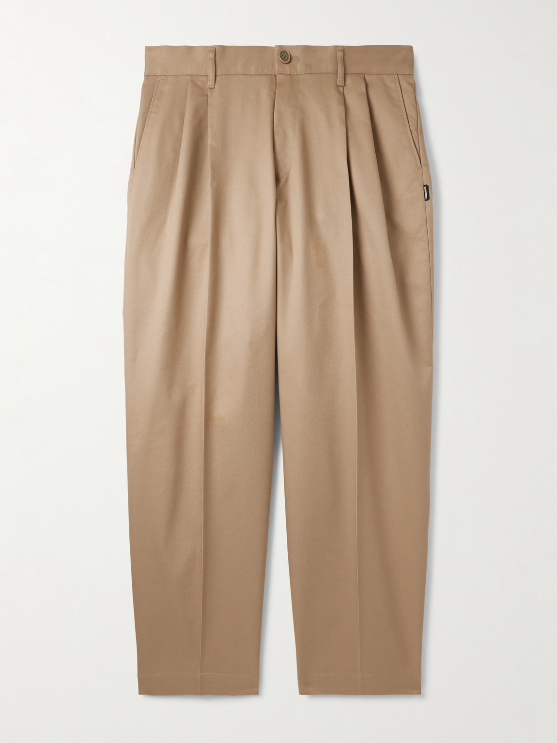 Neighborhood Two Tuck traight-Leg Cotton-Blend Trousers - Men
