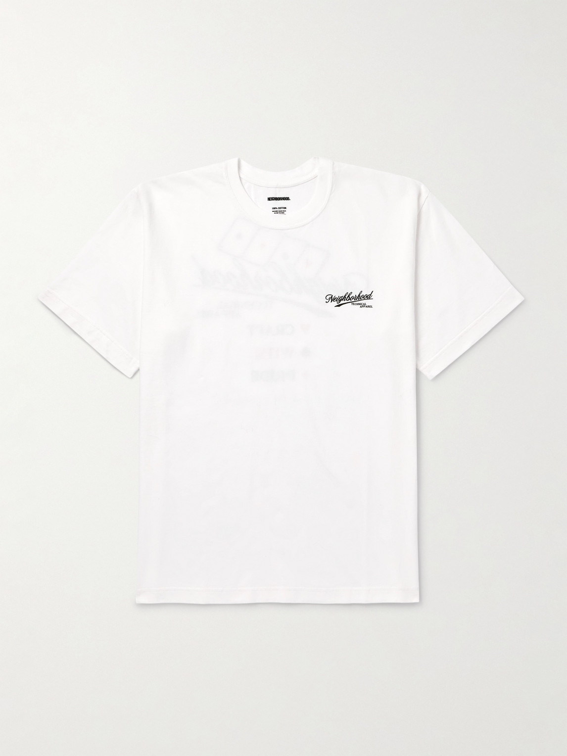 Neighborhood Logo-Print Cotton-Jersey T-hirt - Men