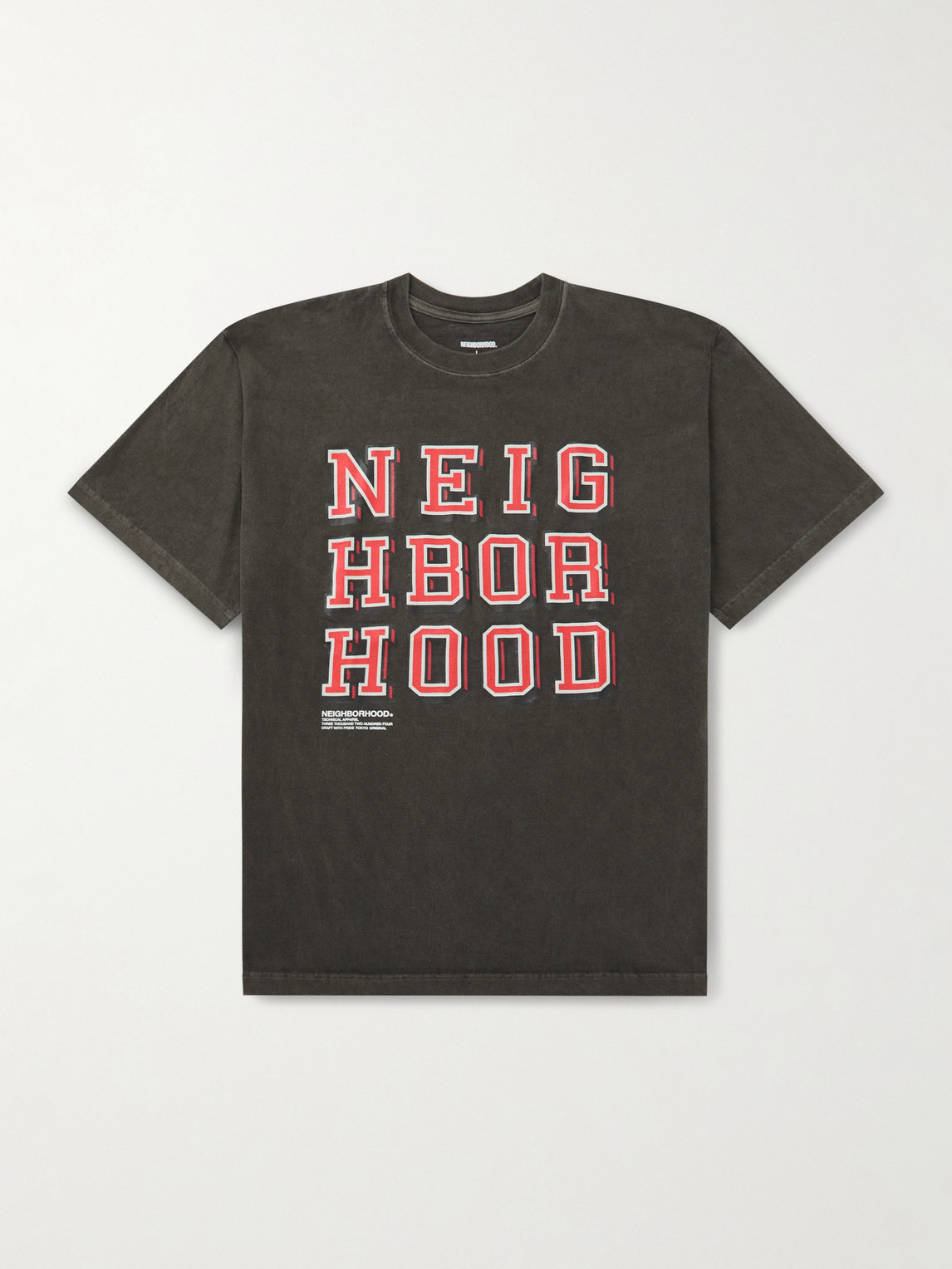 Neighborhood Logo-Print Cotton-Jersey T-hirt - Men