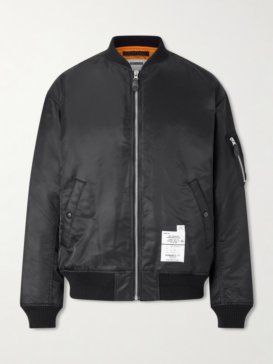 Neighborhood MA-1 Appliquéd Padded Twill Bomber Jacket - Men