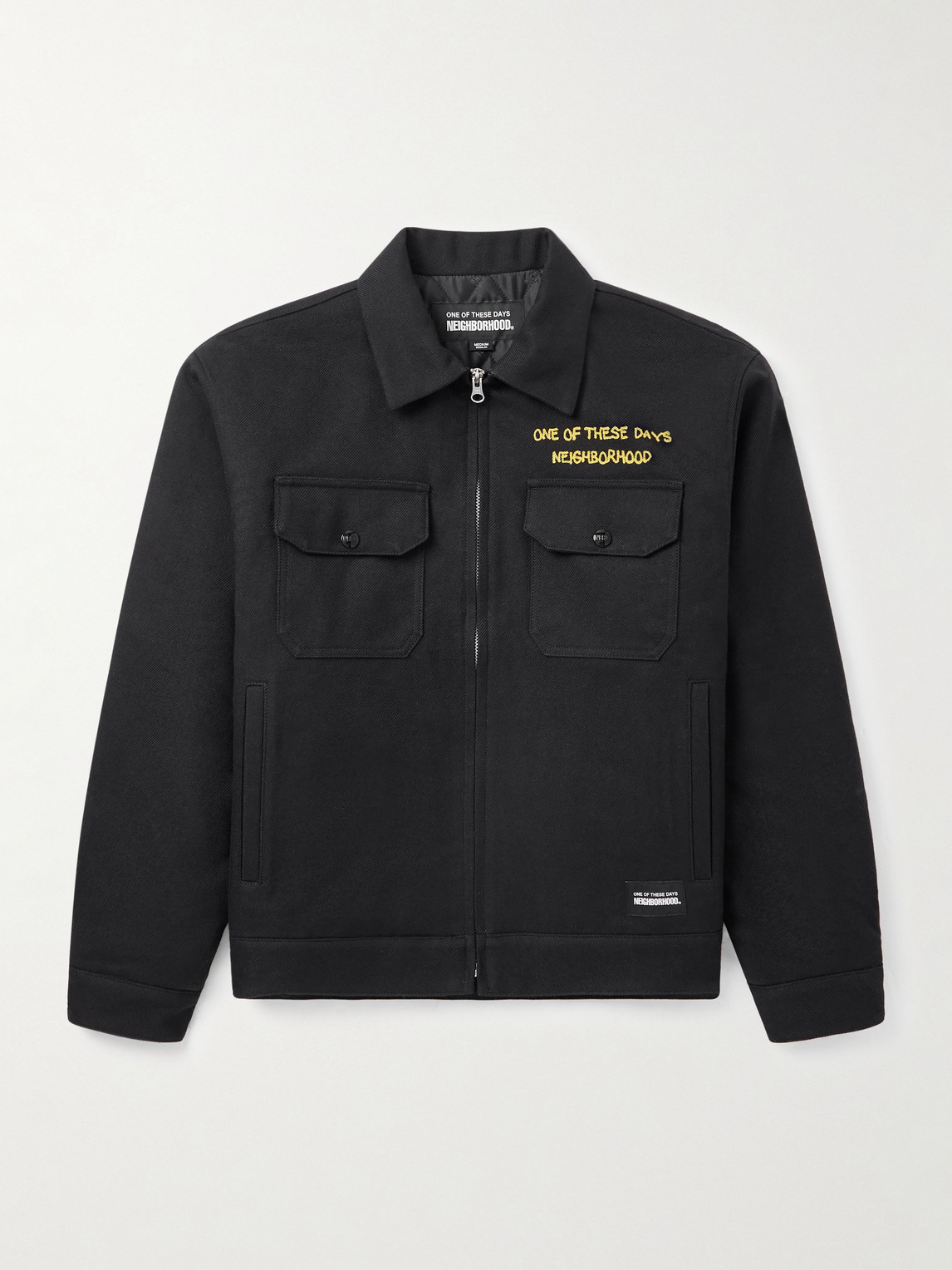 Neighborhood OOTD Embroidered Cotton and Wool-Blend Twill Jacket - Men