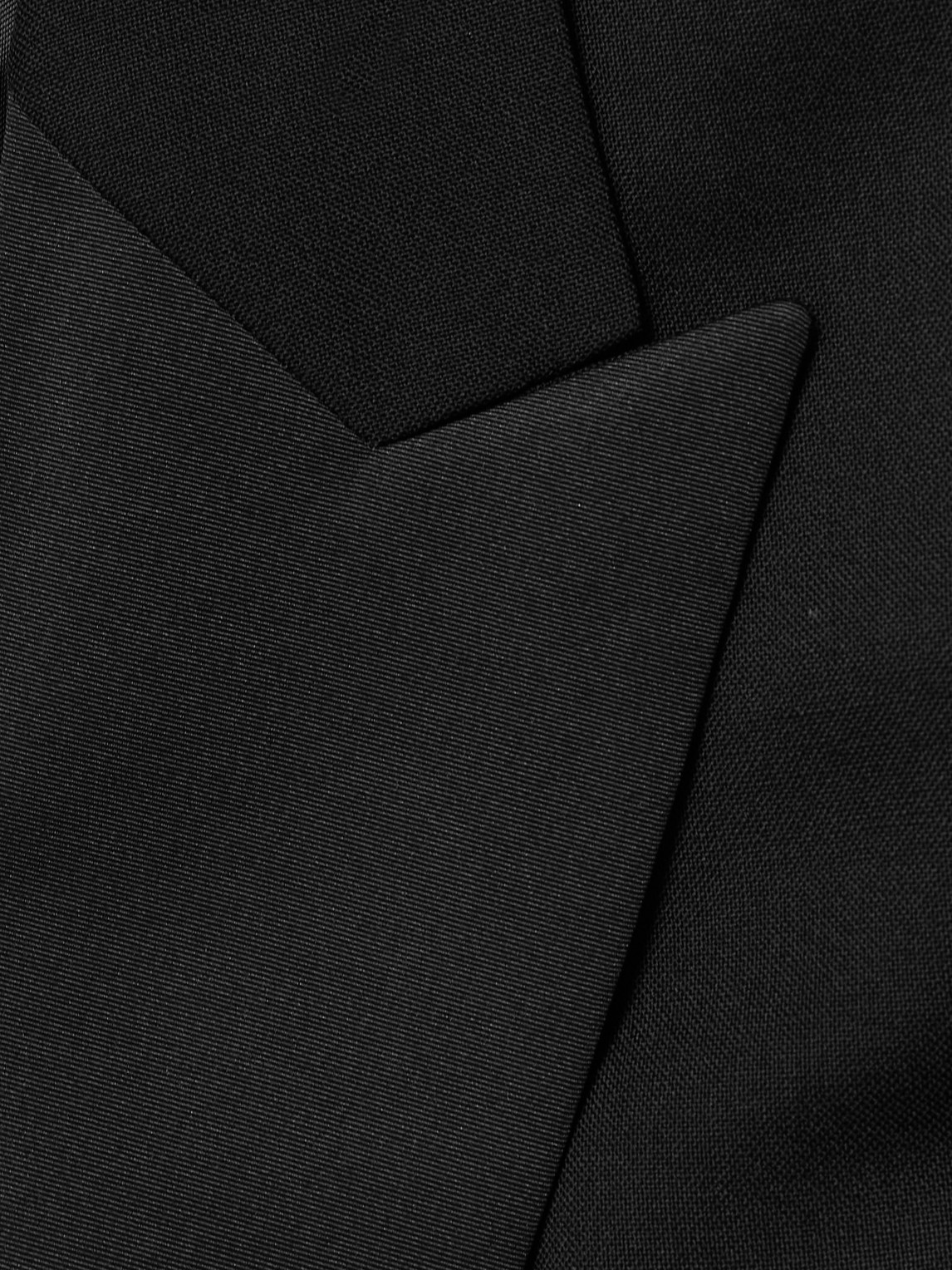 Mr P. - Slim-Fit Satin-Trimmed Wool Tuxedo Jacket