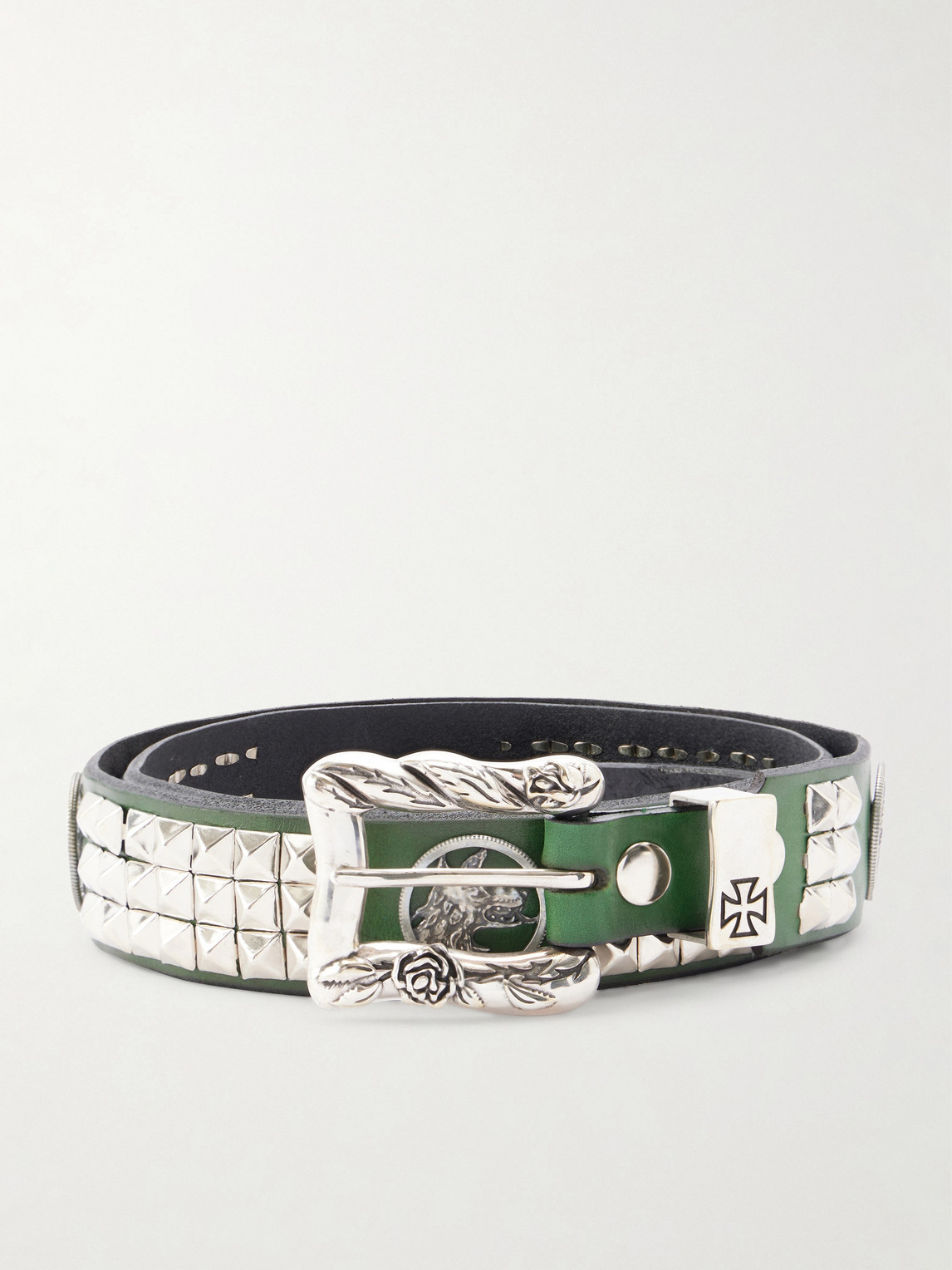 Enfants Riches Déprimés Dog In Restraint 3.5cm Studded Leather Belt - Men