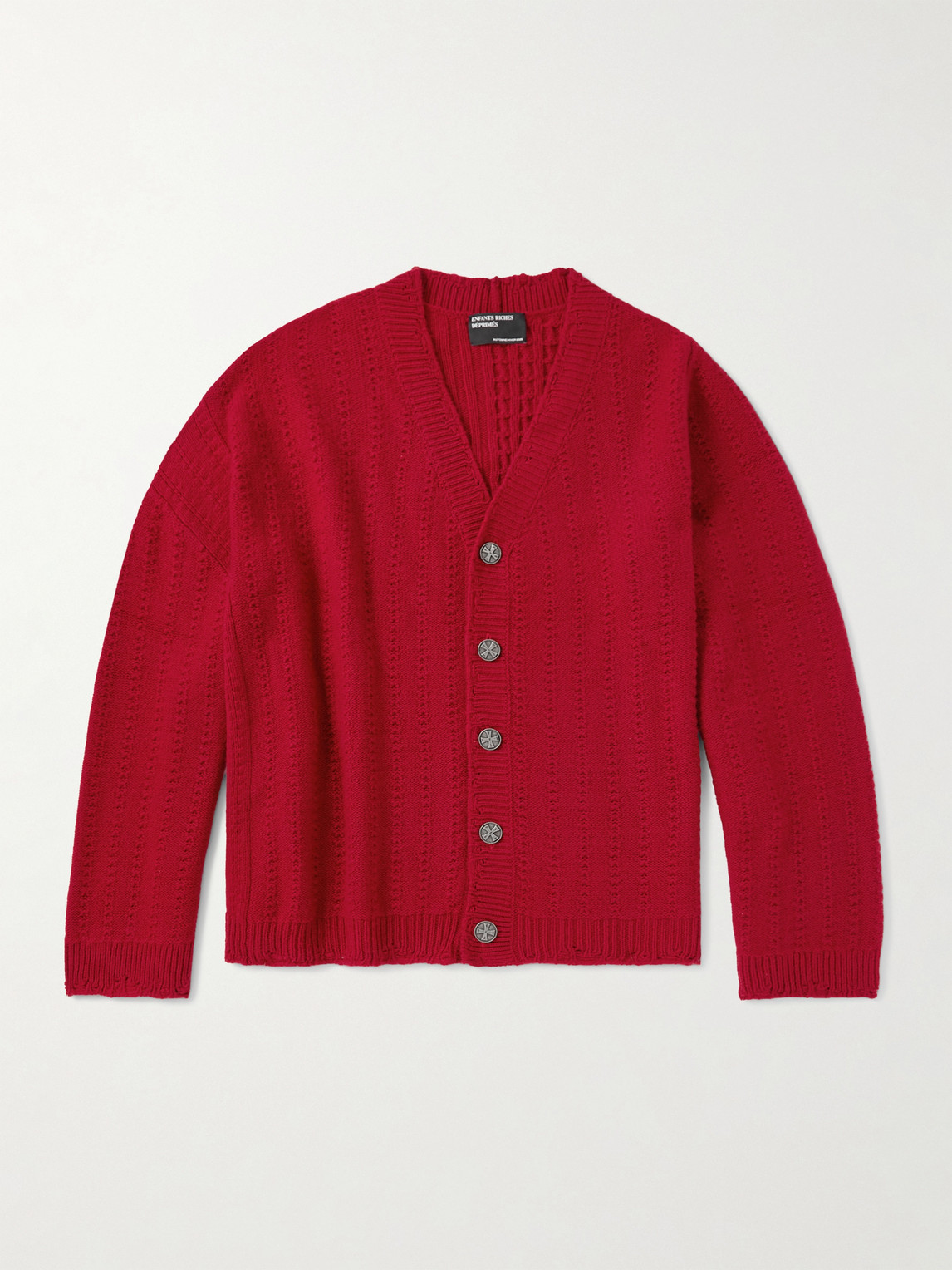 Enfants Riches Déprimés Asymmetric Cashmere Cardigan - Men