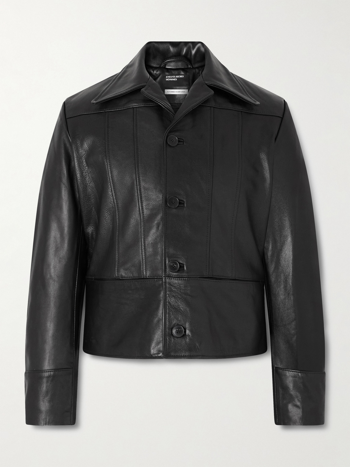 Enfants Riches Déprimés Nick Slim-Fit Panelled eather Jacket - Men