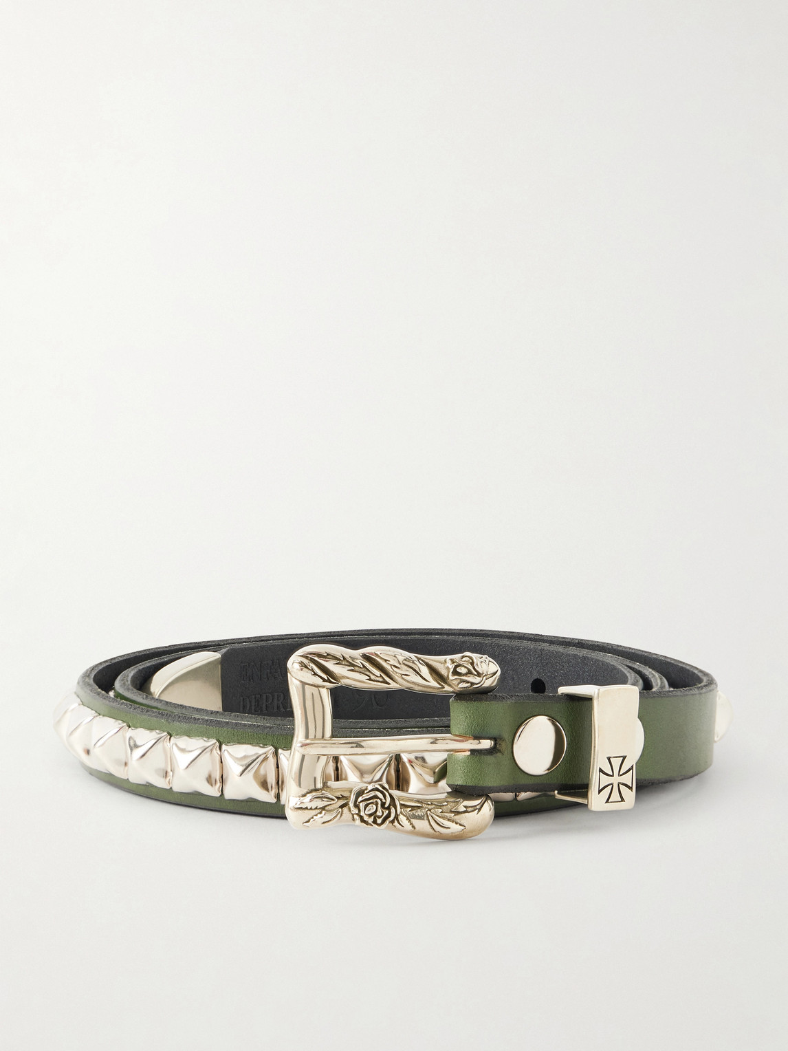 Enfants Riches Déprimés Classique 2cm Studded Leather Belt EU 80