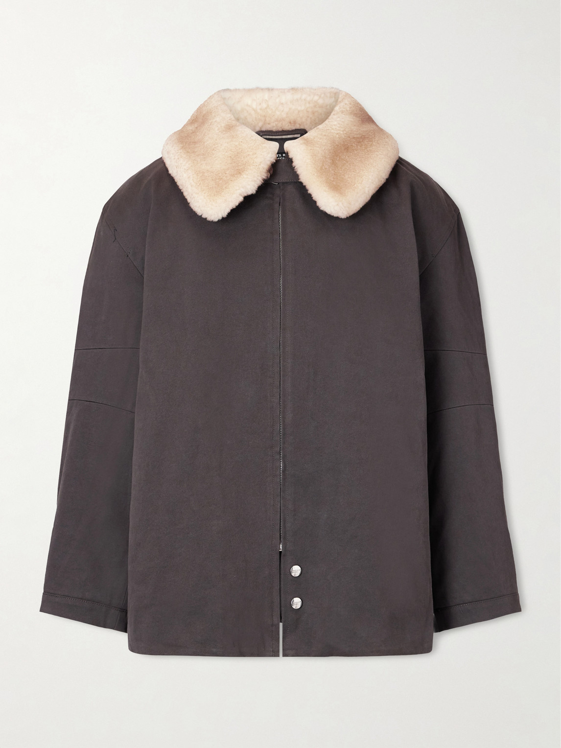 Enfants Riches Déprimés Viktor hearling-Trimmed Padded Cotton-Twill Jacket - Men