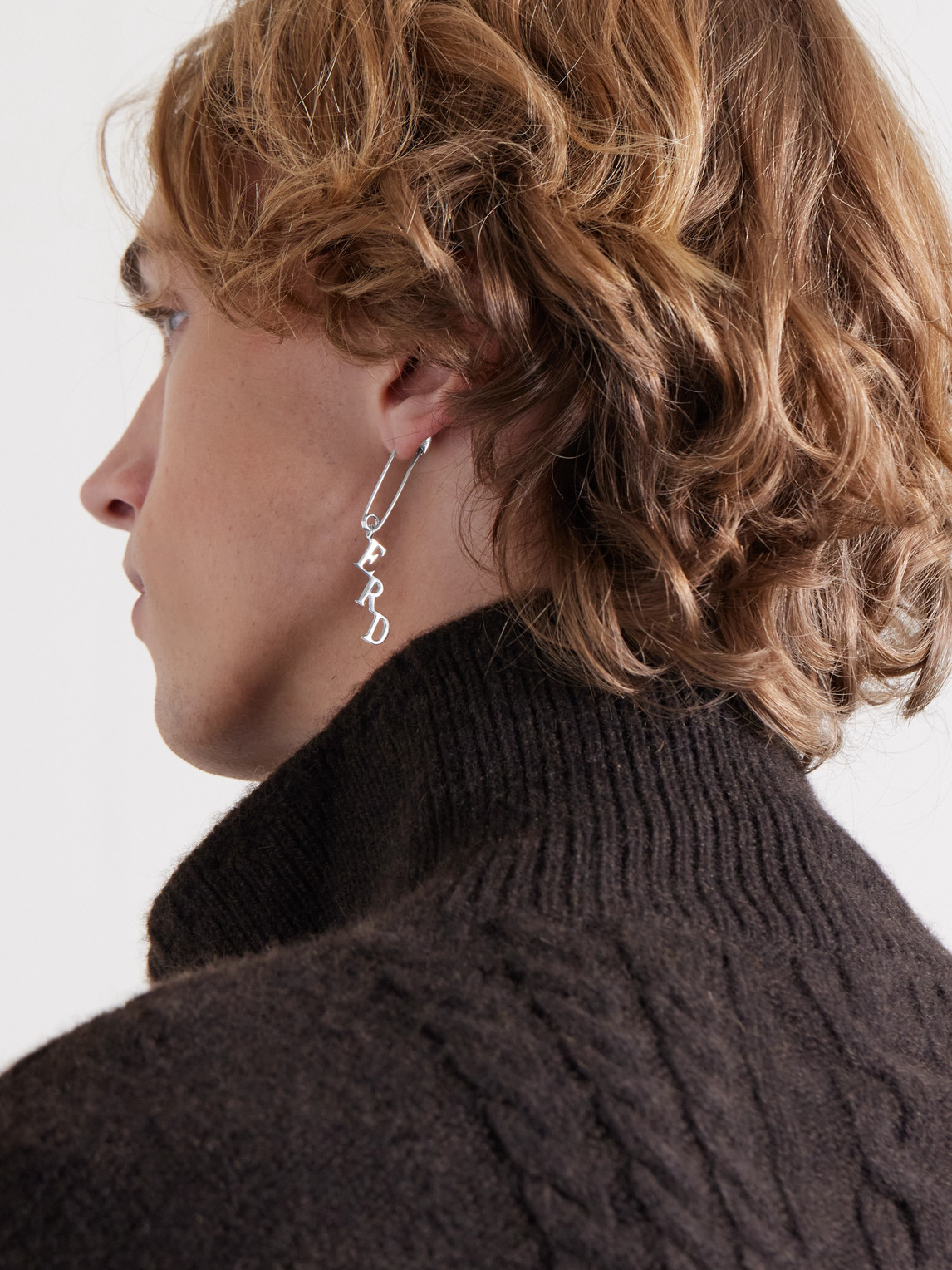 Silver Safety Pin Earring | ENFANTS RICHES DEPRIMES | FETCHING