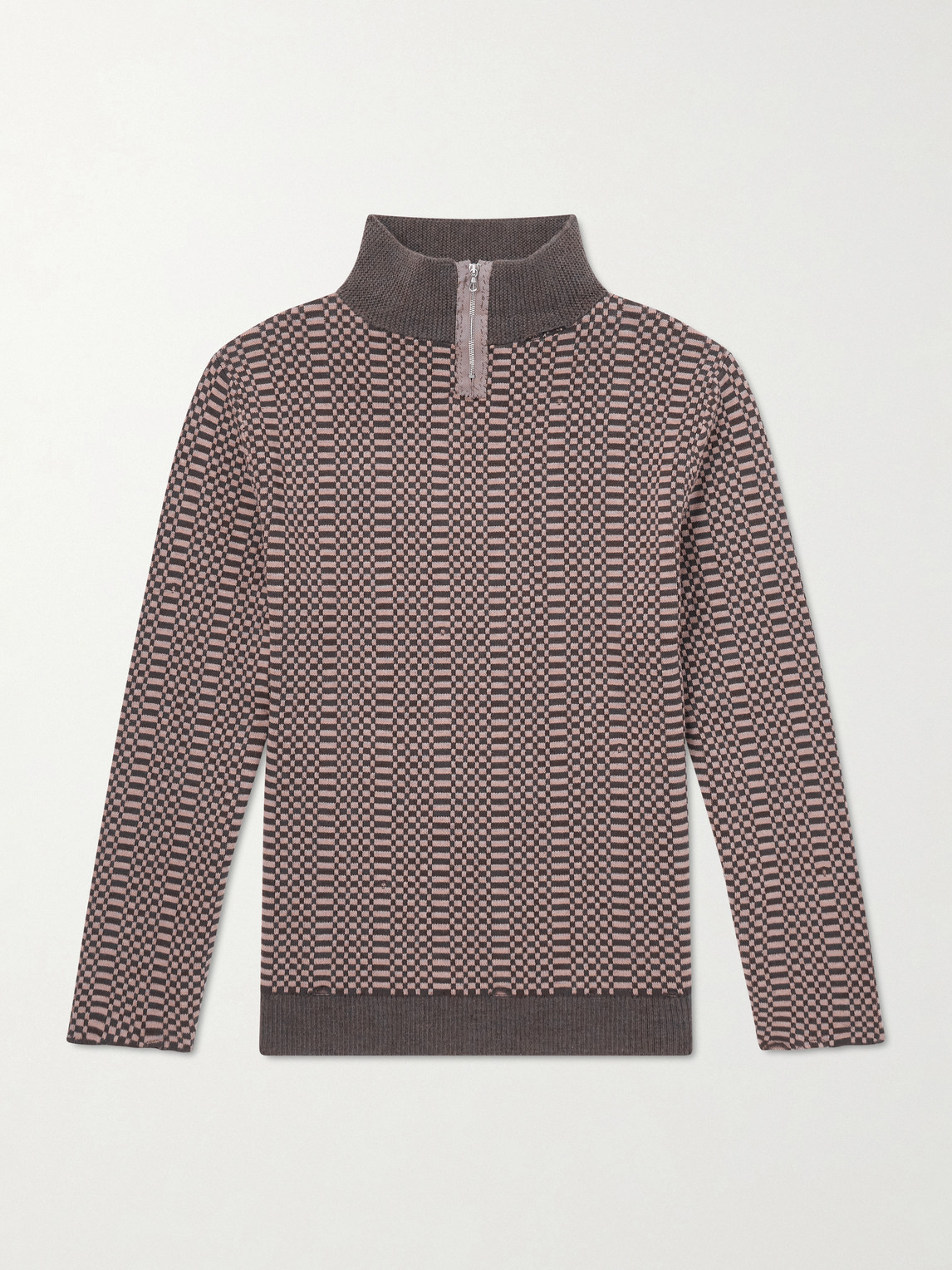 Enfants Riches Déprimés Puke & Cry Intarsia Cotton Half-Zip Sweater - Men