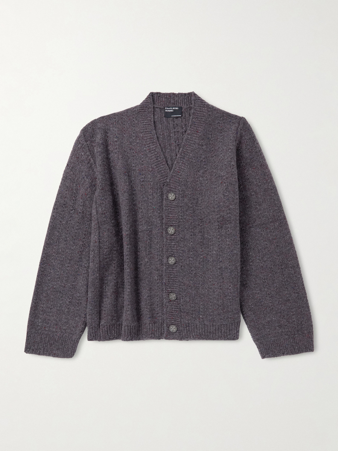 Enfants Riches Déprimés Asymmetrical Distressed Cashmere Cardigan - Men