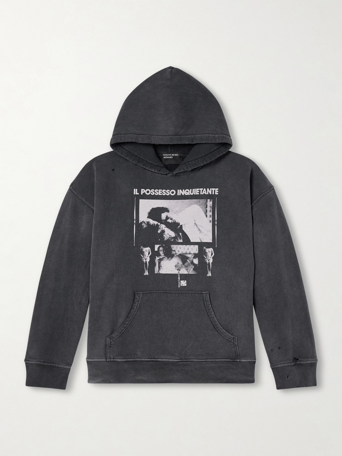 Enfants Riches Déprimés Il Possesso Printed Cotton-Jersey Hoodieen