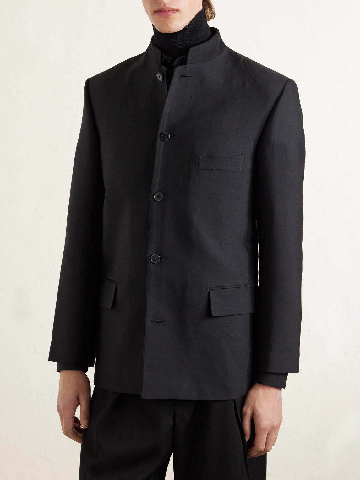  Enfants Riches Déprimés - Austrian Alchemist Virgin Wool And Silk-blend Blazer - Men - Black - It 50 