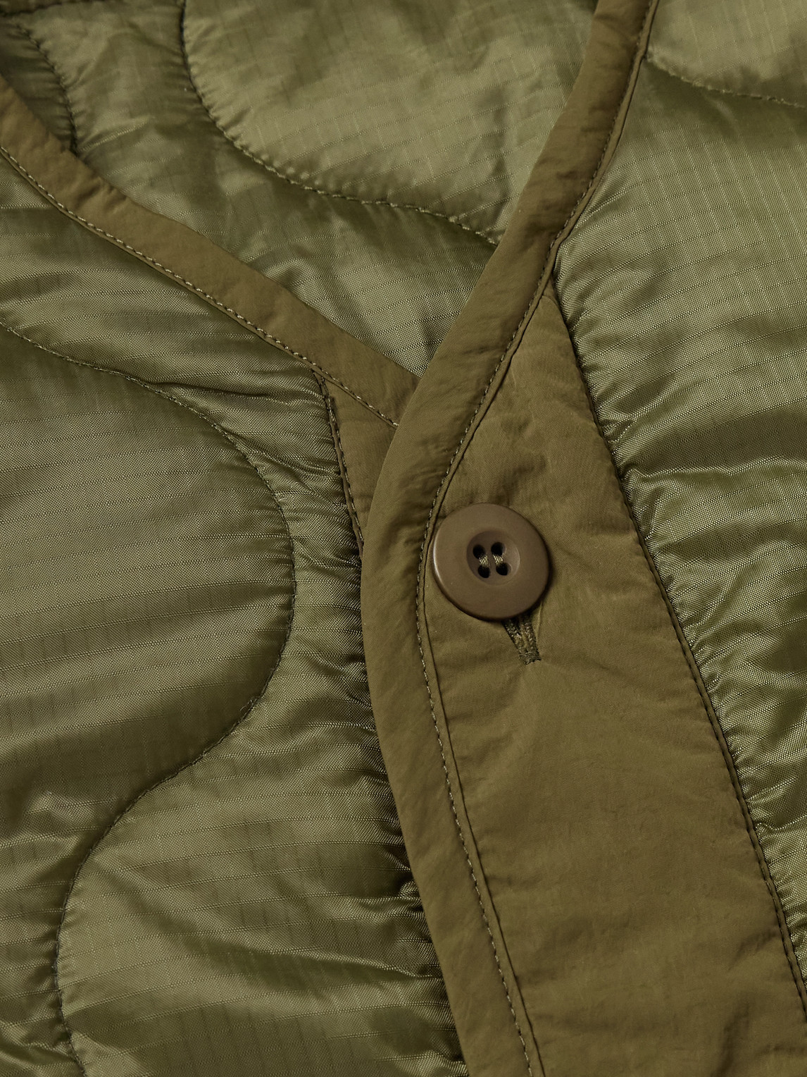 Corridor Quilted Ripstop Jacket In Green