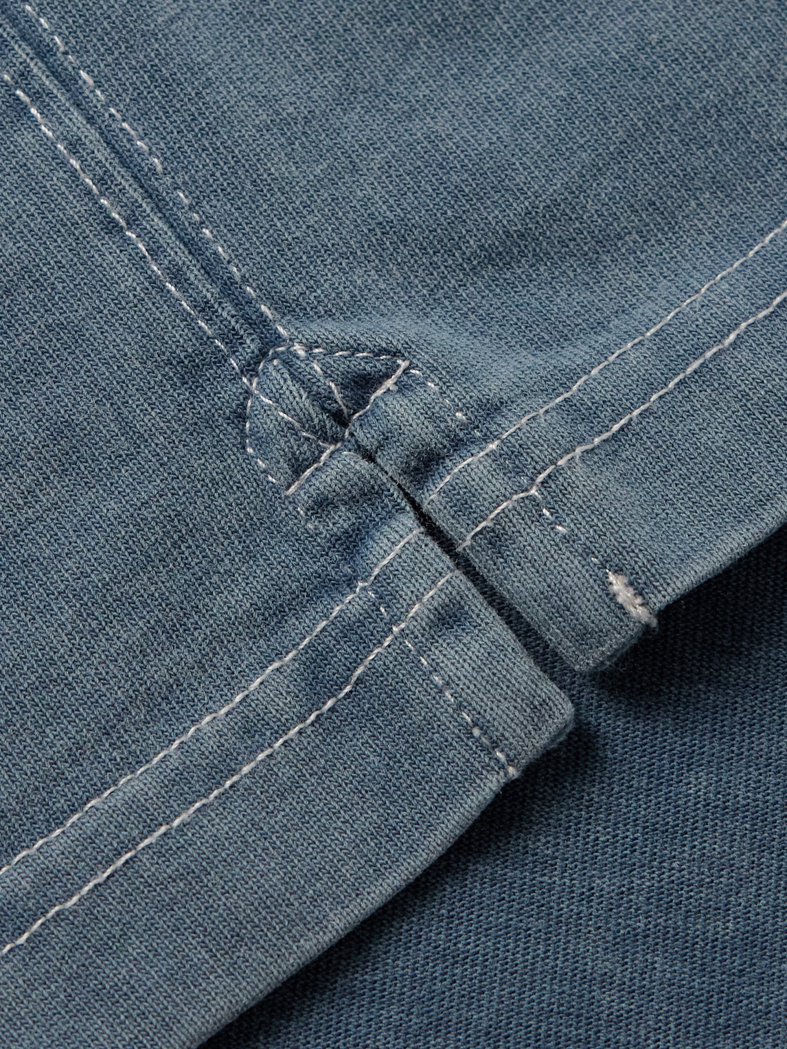 Corridor Rugby Cotton-jersey Polo Shirt In Blue